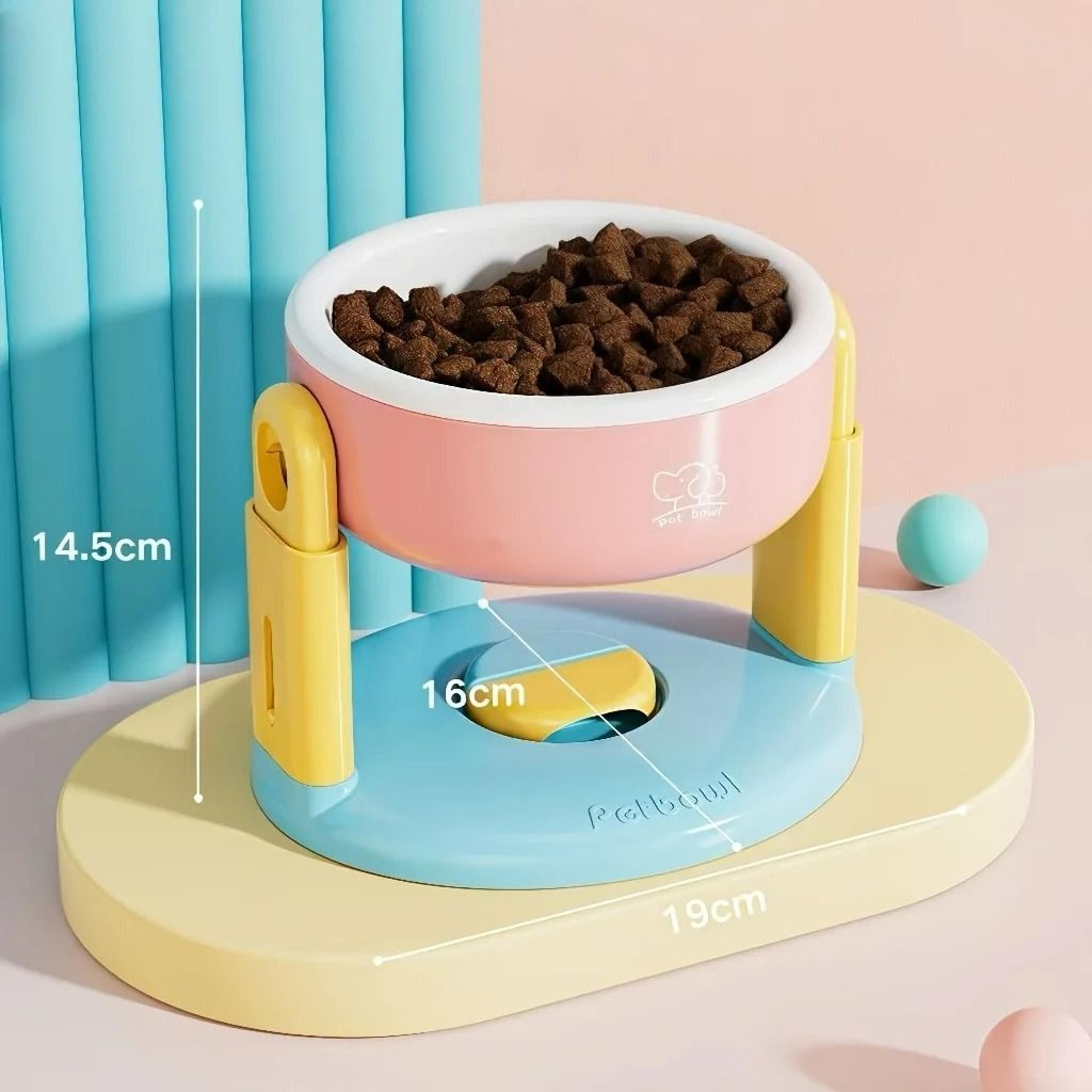 Adjustable Raised Pet Bowl For Dogs And Cats 7