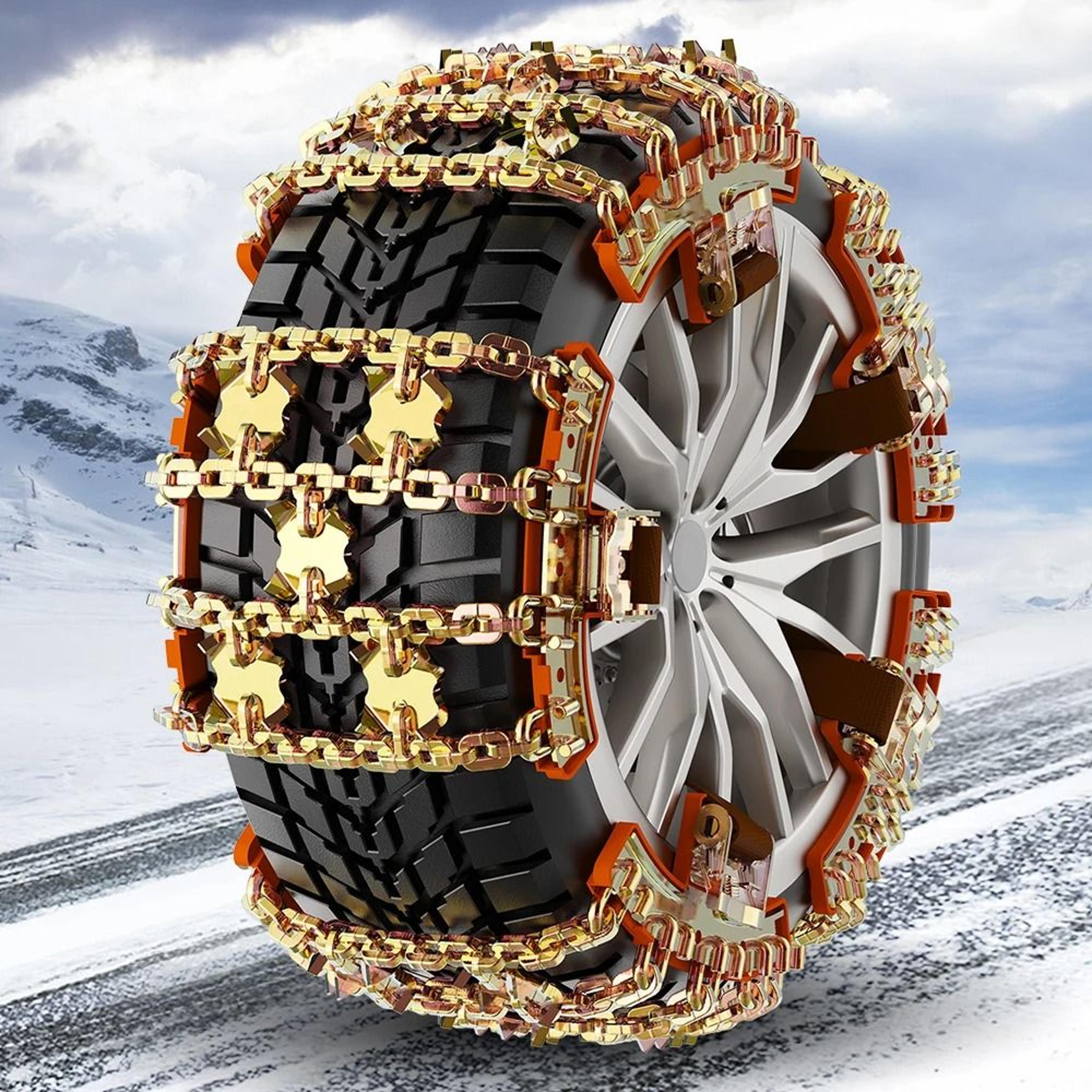 adjustable car anti skid tire chain for snow and ice