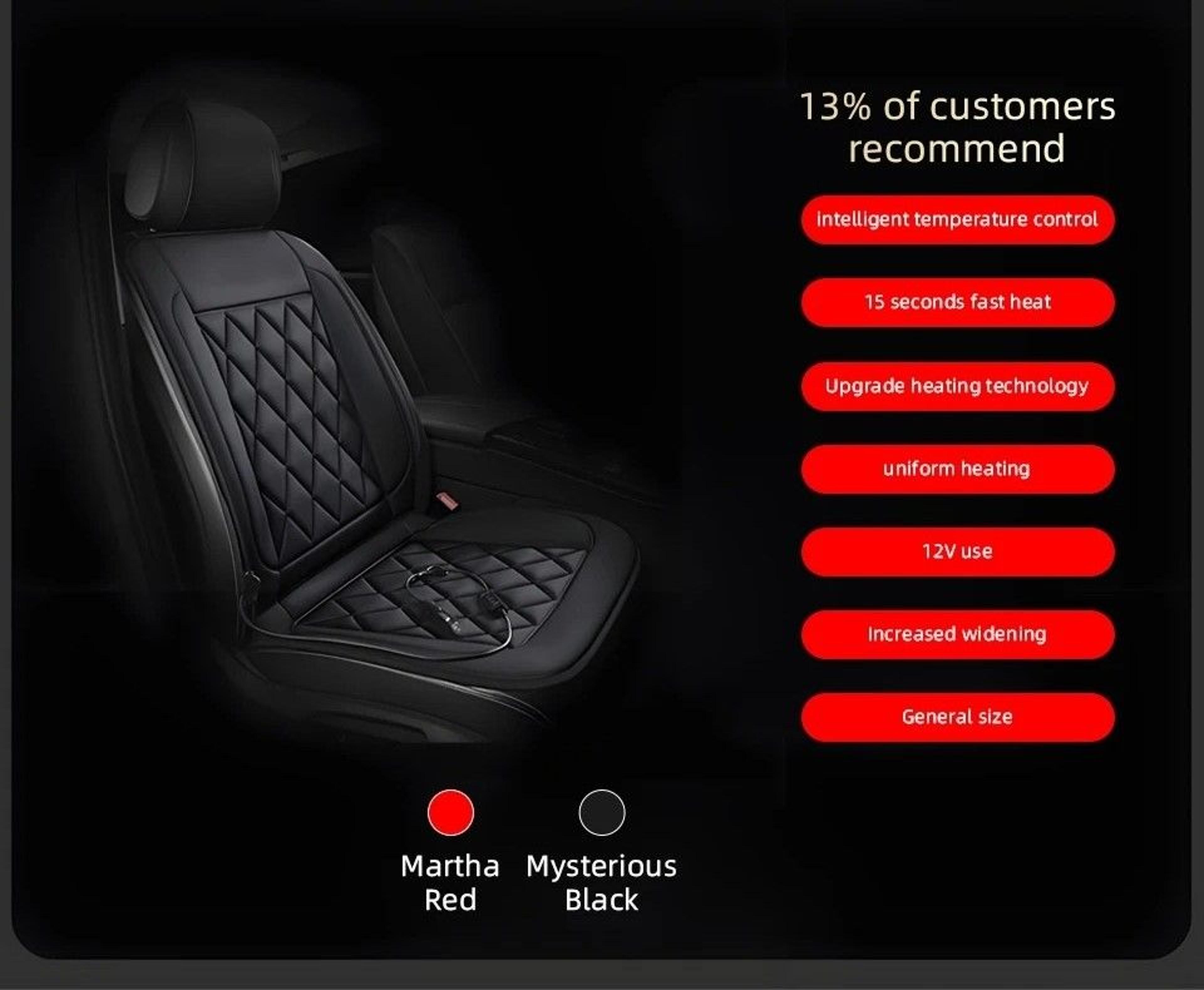 Universal Car Heated Seat Cushion 1
