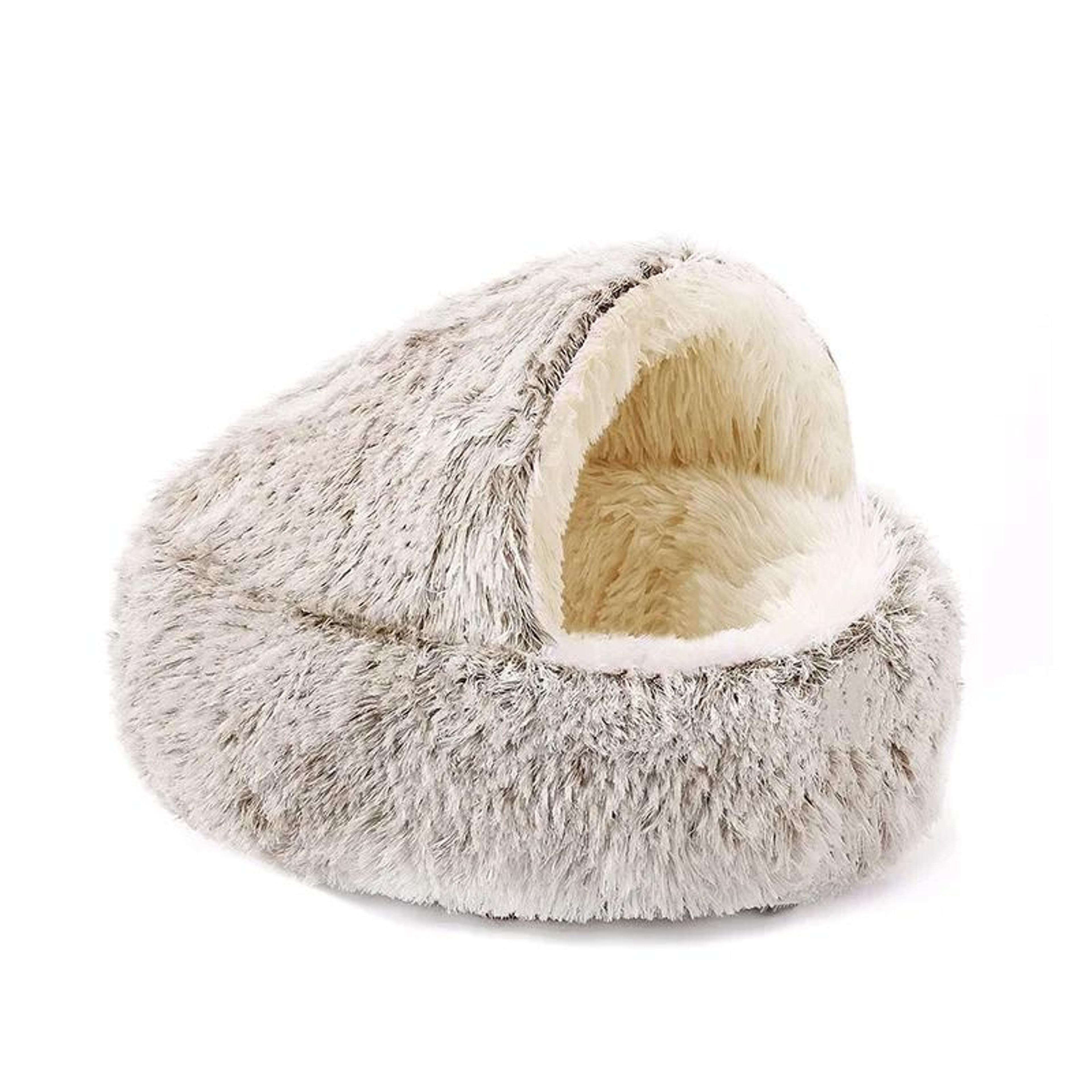 2 In 1 Plush Round Pet Bed And Sleep Bag 9