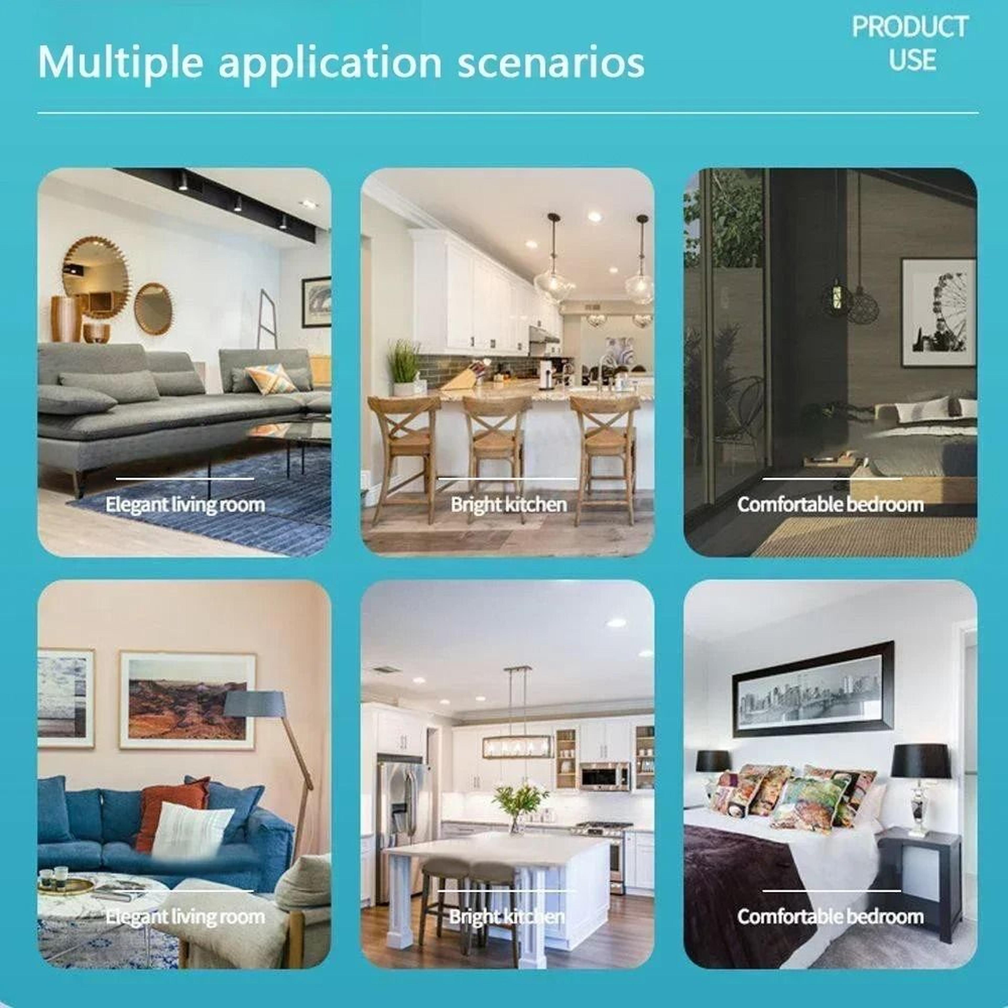 Intelligent 3 In 1 Integrated Ceiling Fan And Light 5