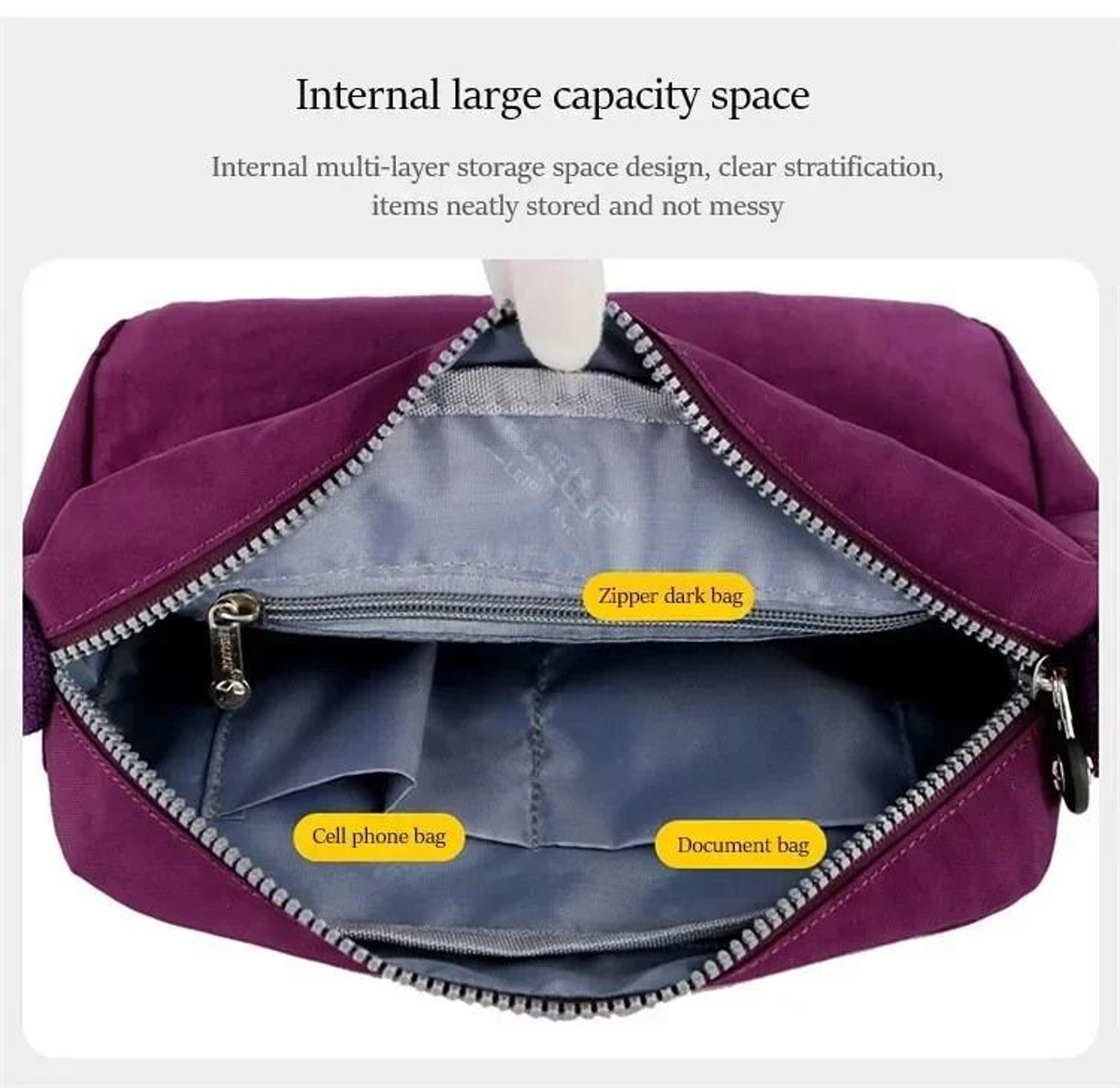 Versatile Waterproof Nylon Messenger Bag 3