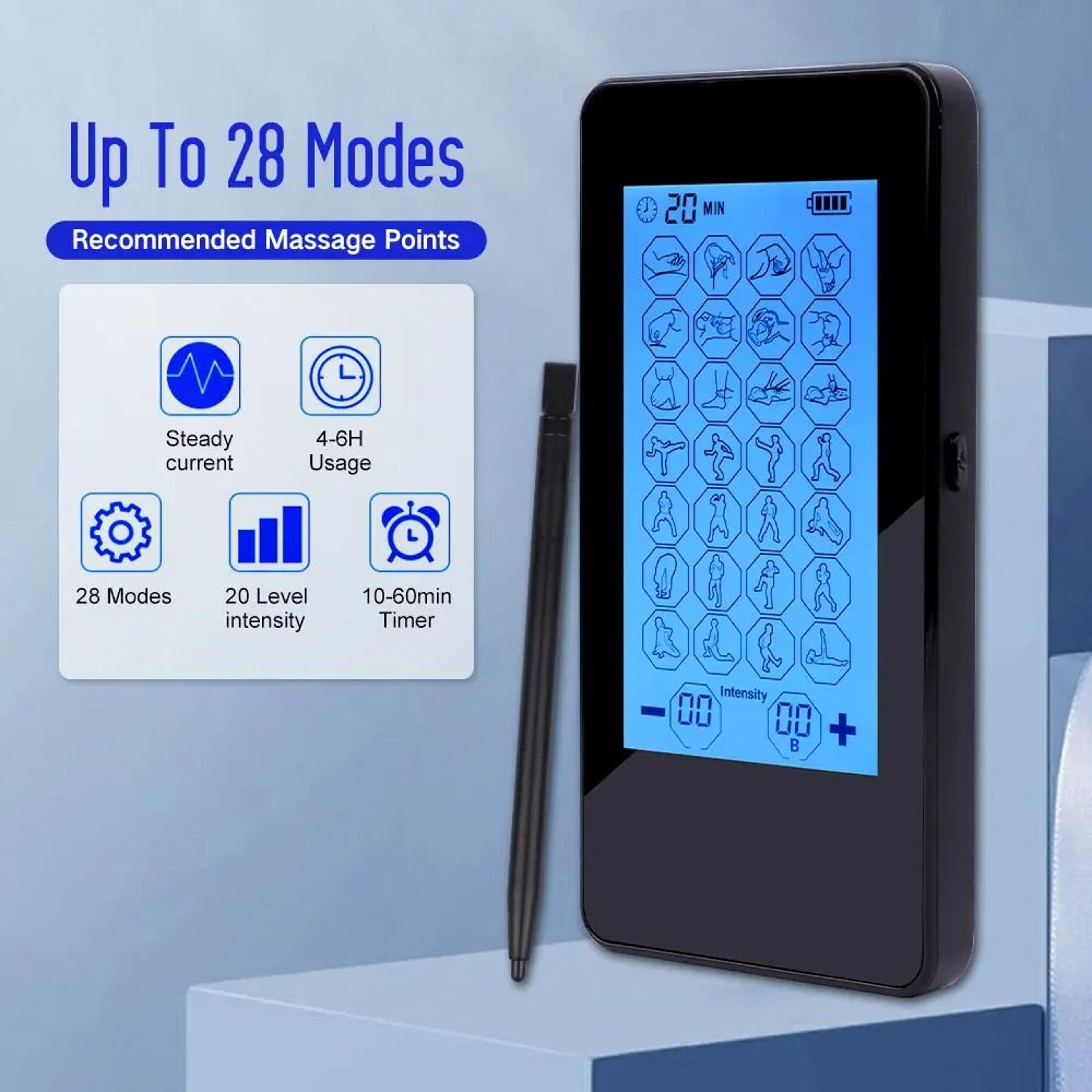 professional touch screen 28-mode pulse therapy system