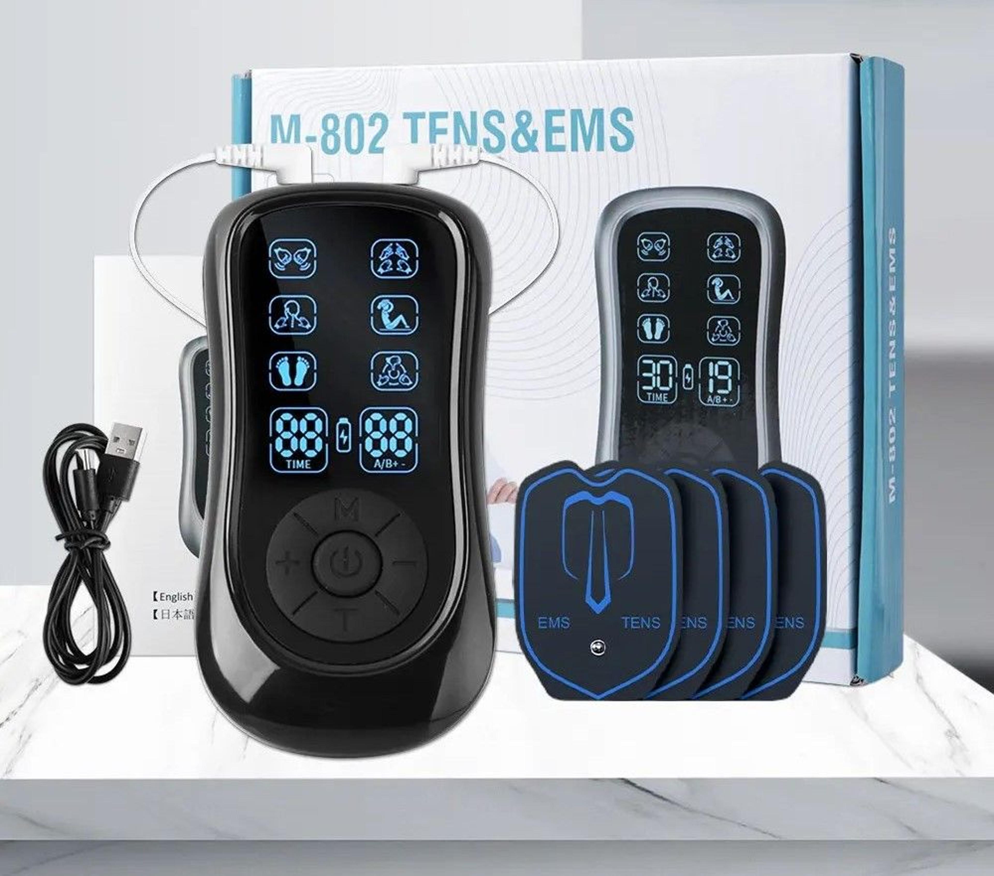 portable lcd dual channel pulse therapy system