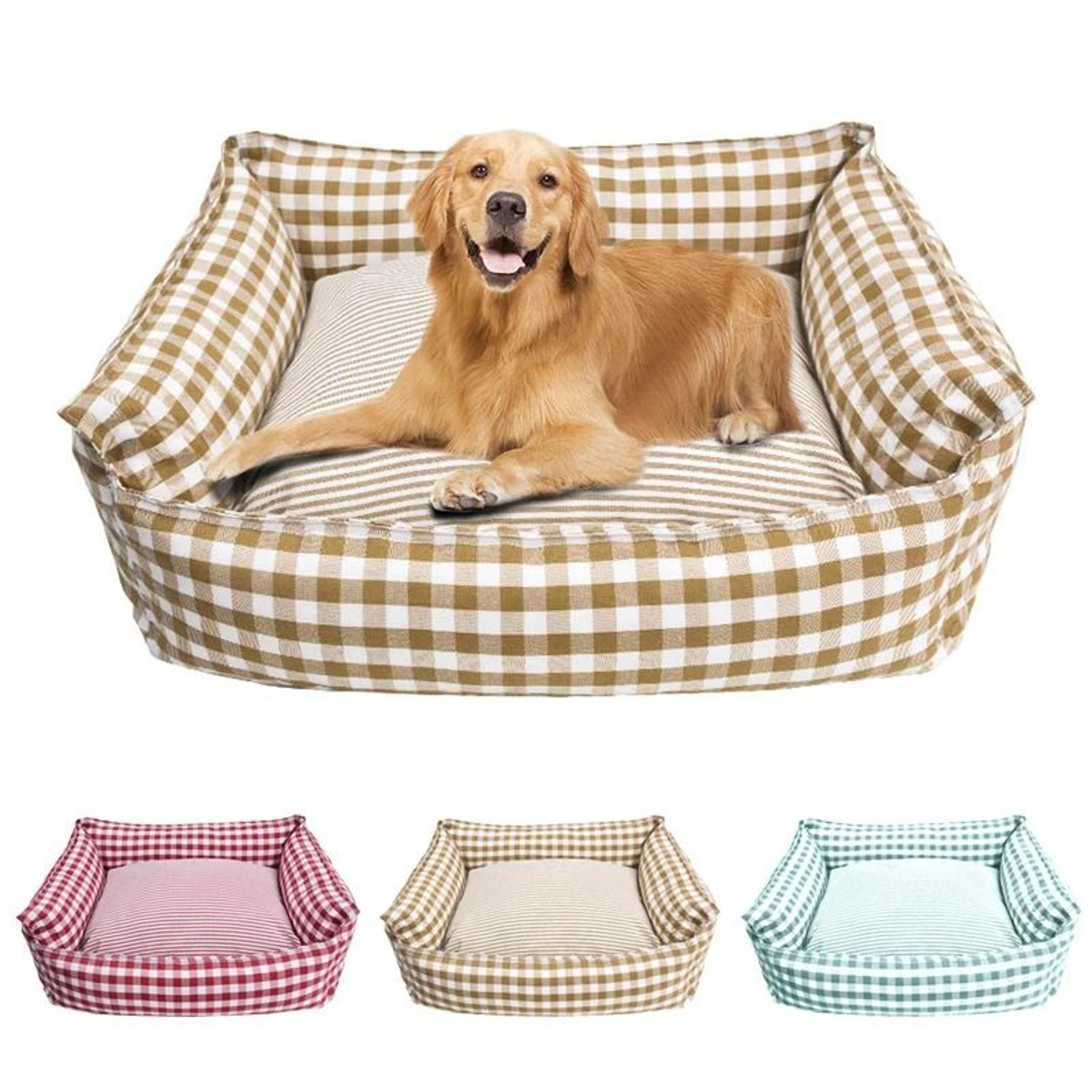 premium orthopedic pet sofa and indoor kennel