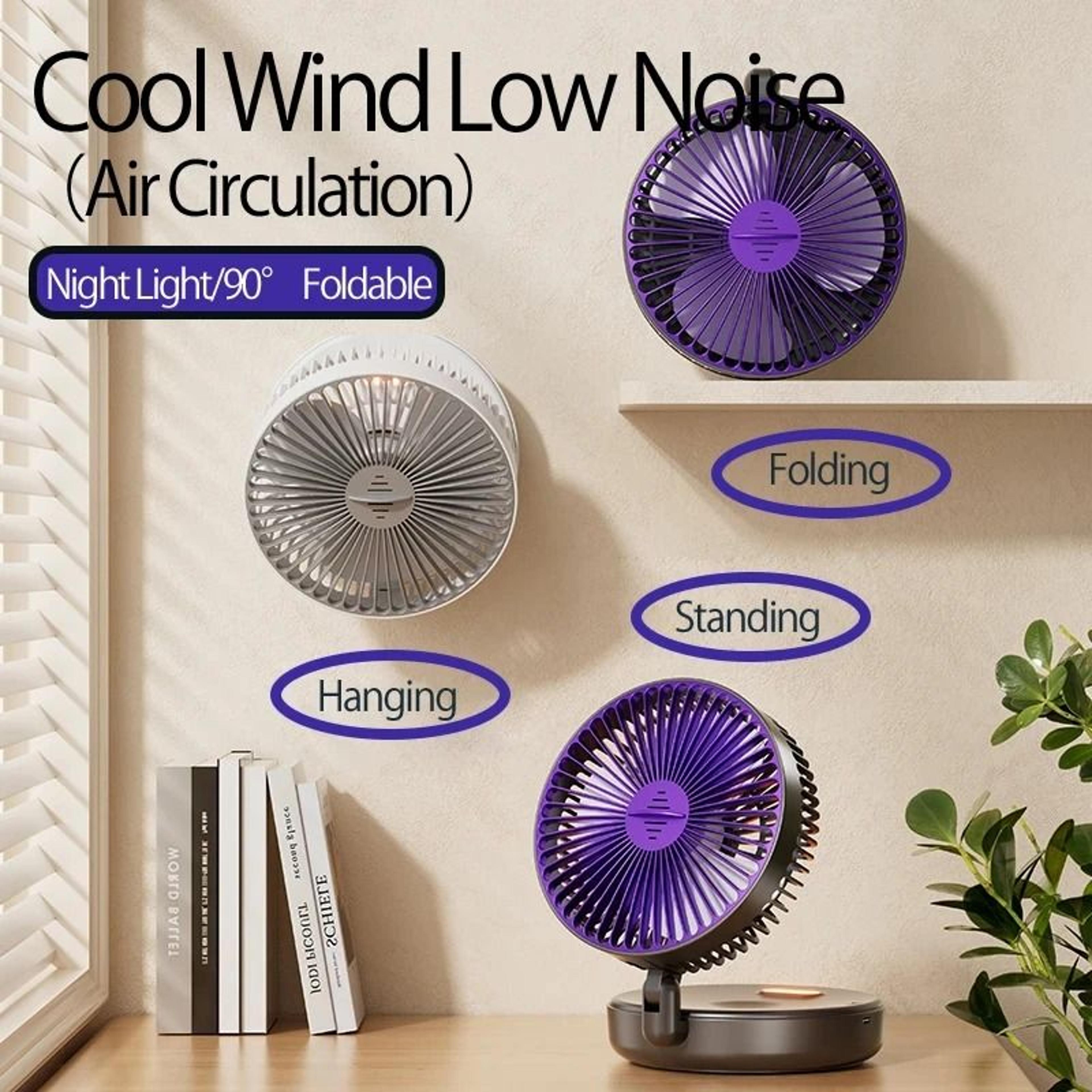 professional 3 in 1 wall mounted and portable folding fan