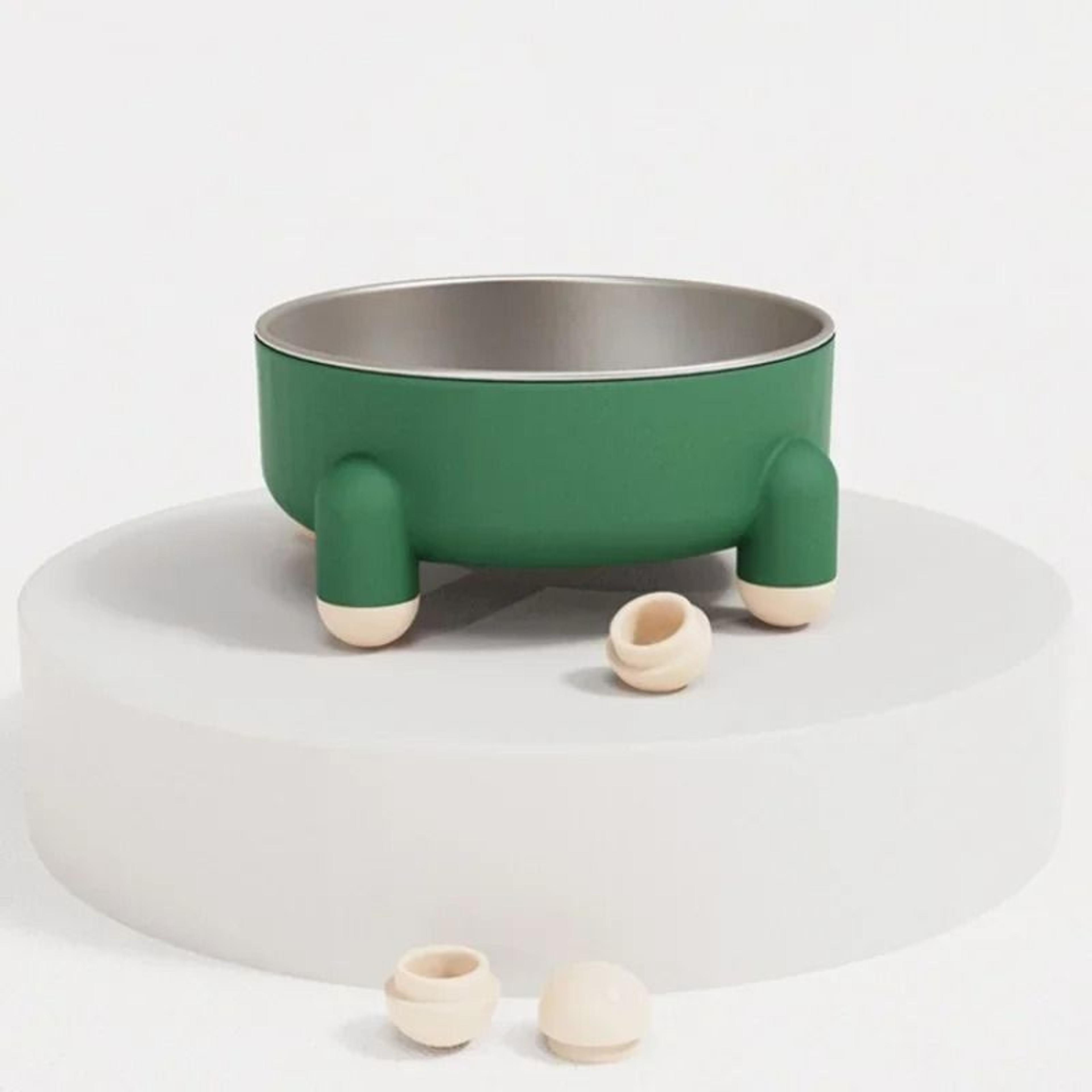 Ergonomic Elevated Stainless Steel Pet Feeder 2