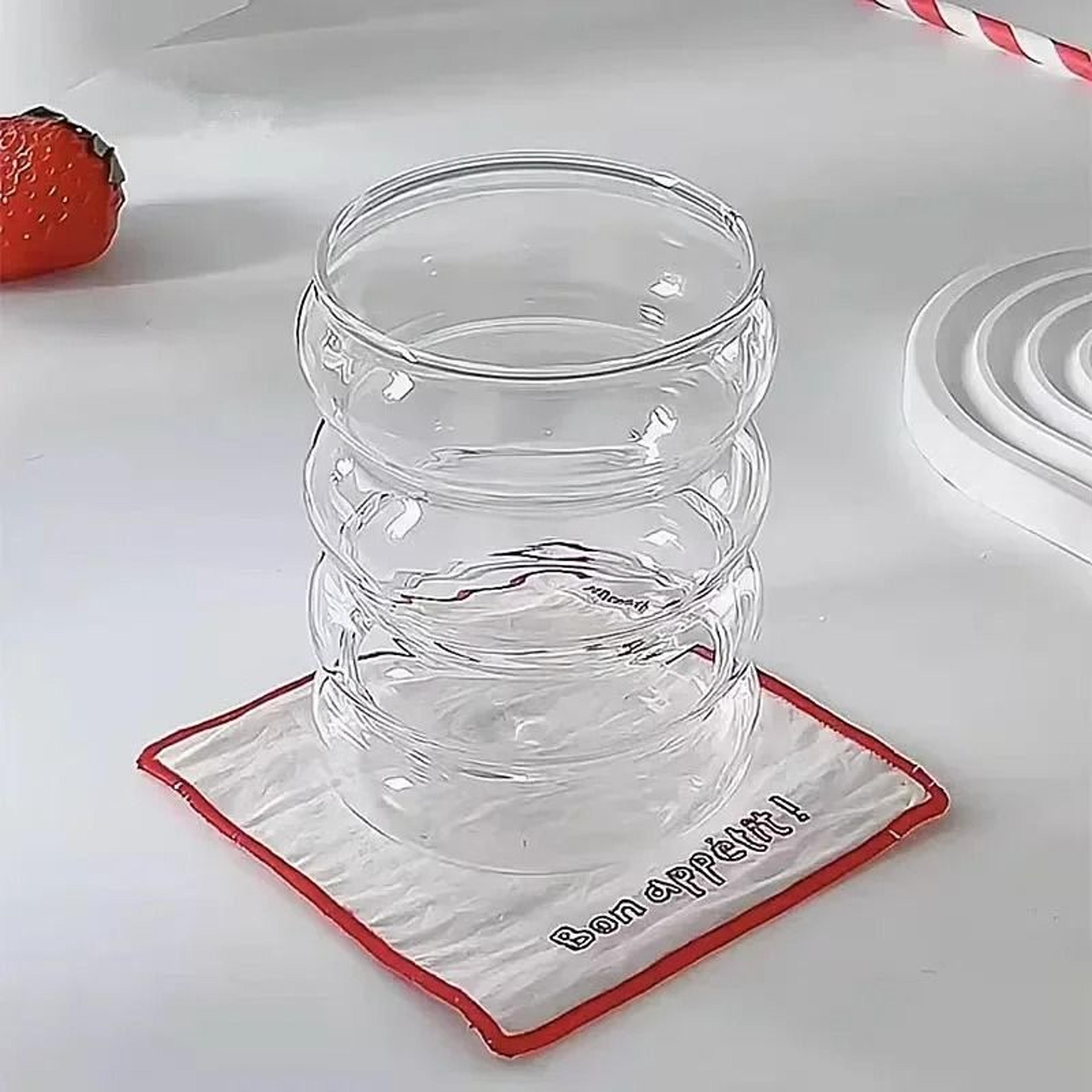 Pure Clarity Four Circle Glass Cup 3