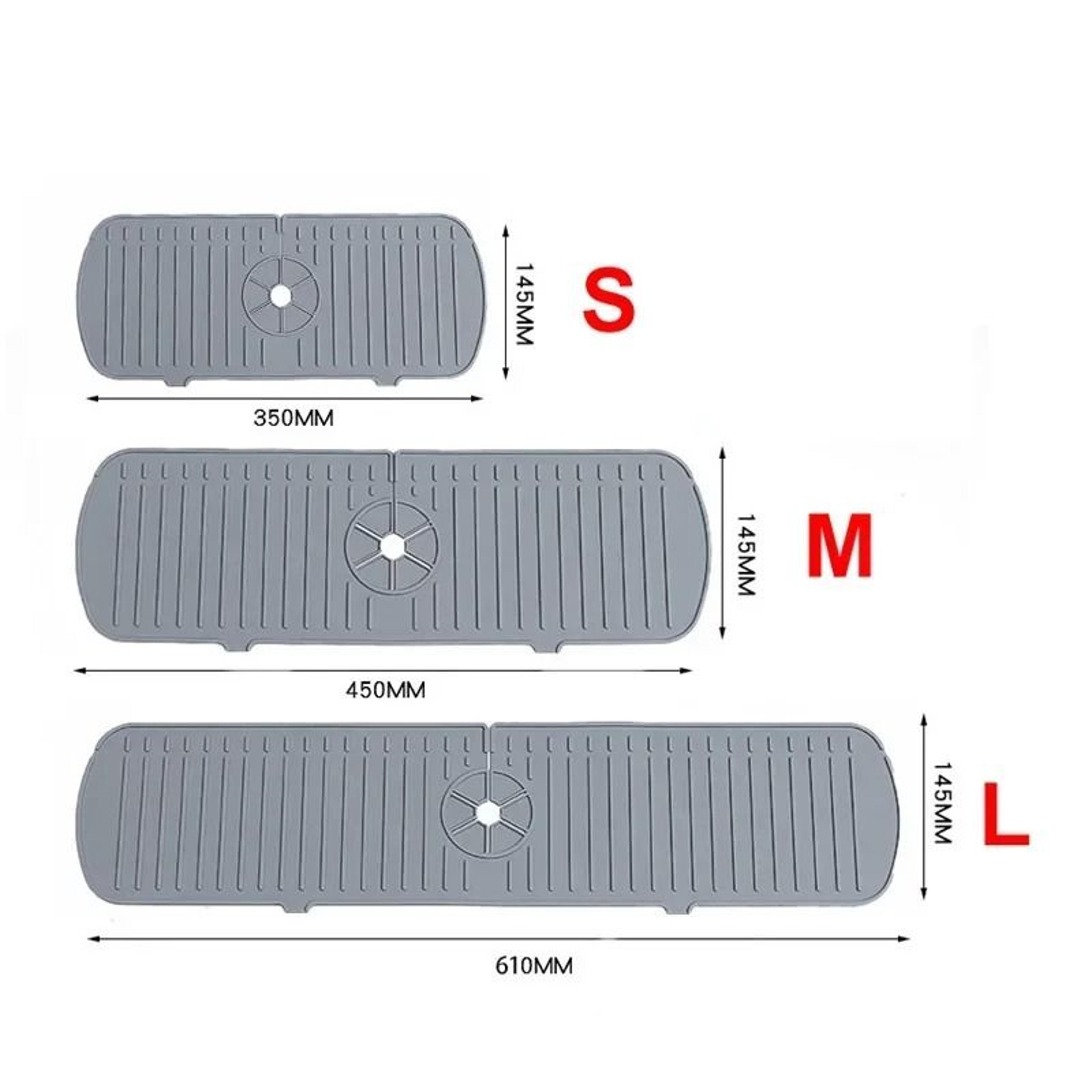 RippleFlow Silicone Faucet Mat 8