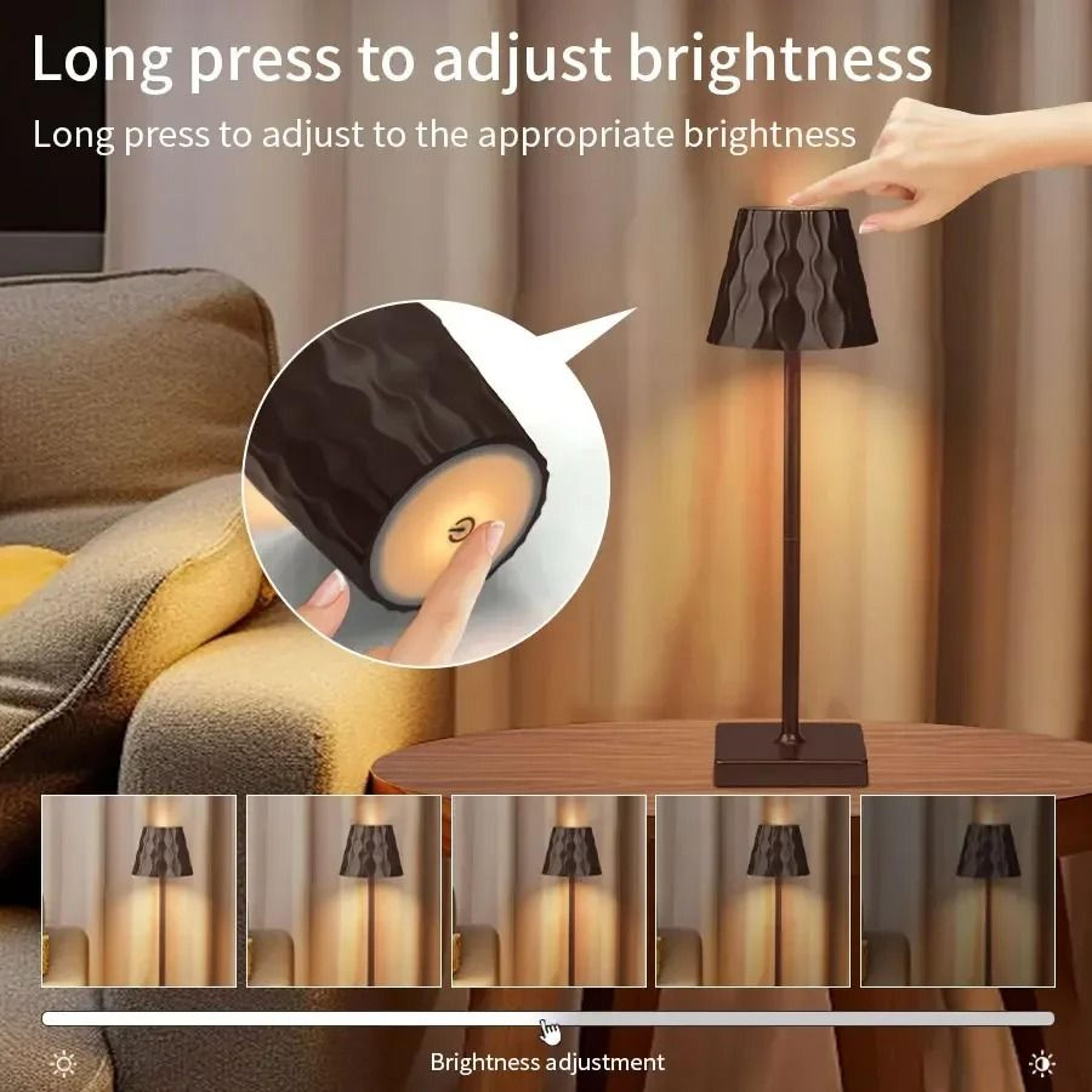 led table lamp rechargeable touch sensor desk light