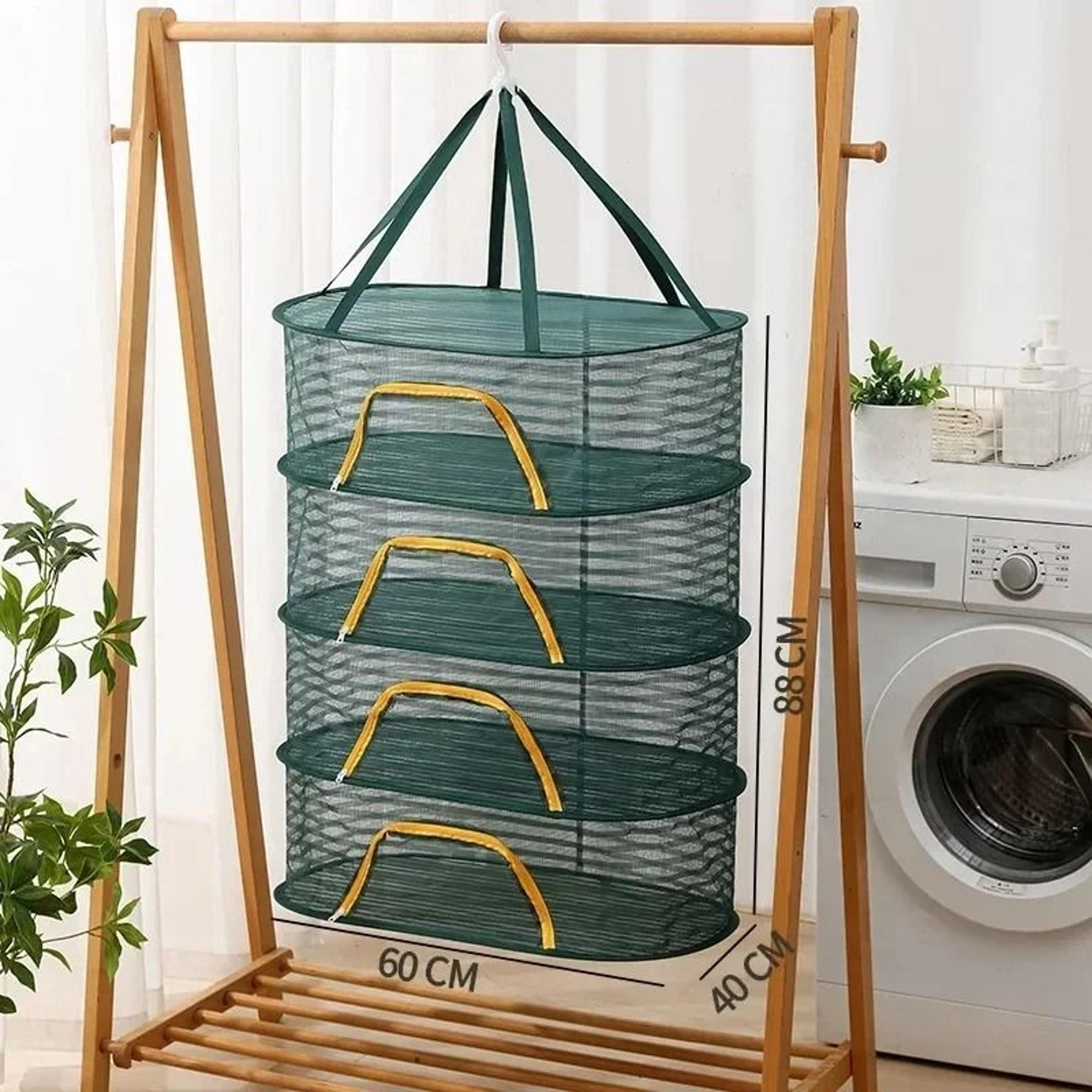 Multi Layer Foldable Hanging Herb And Food Drying Net 6