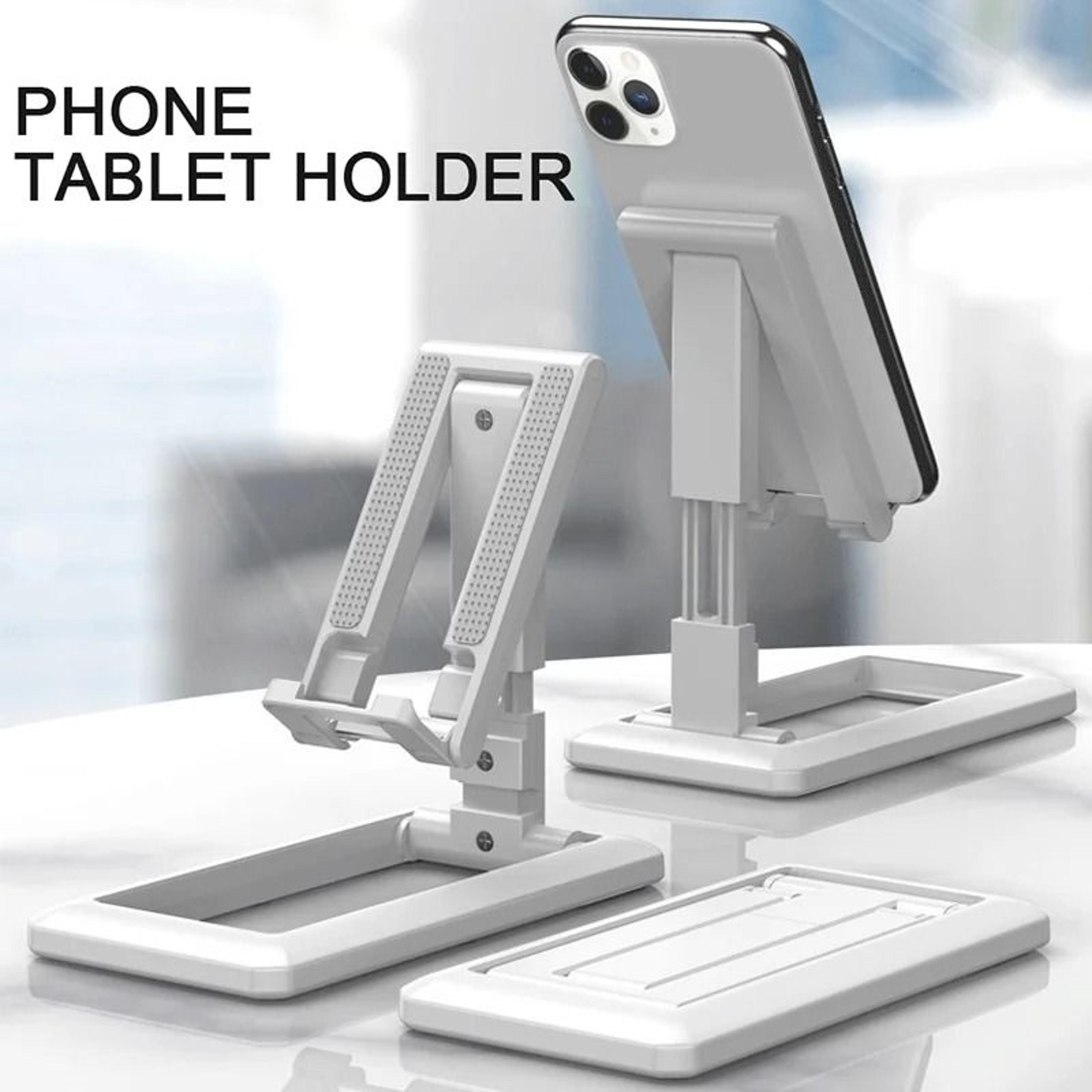 universal foldable desktop smartphone and tablet holder