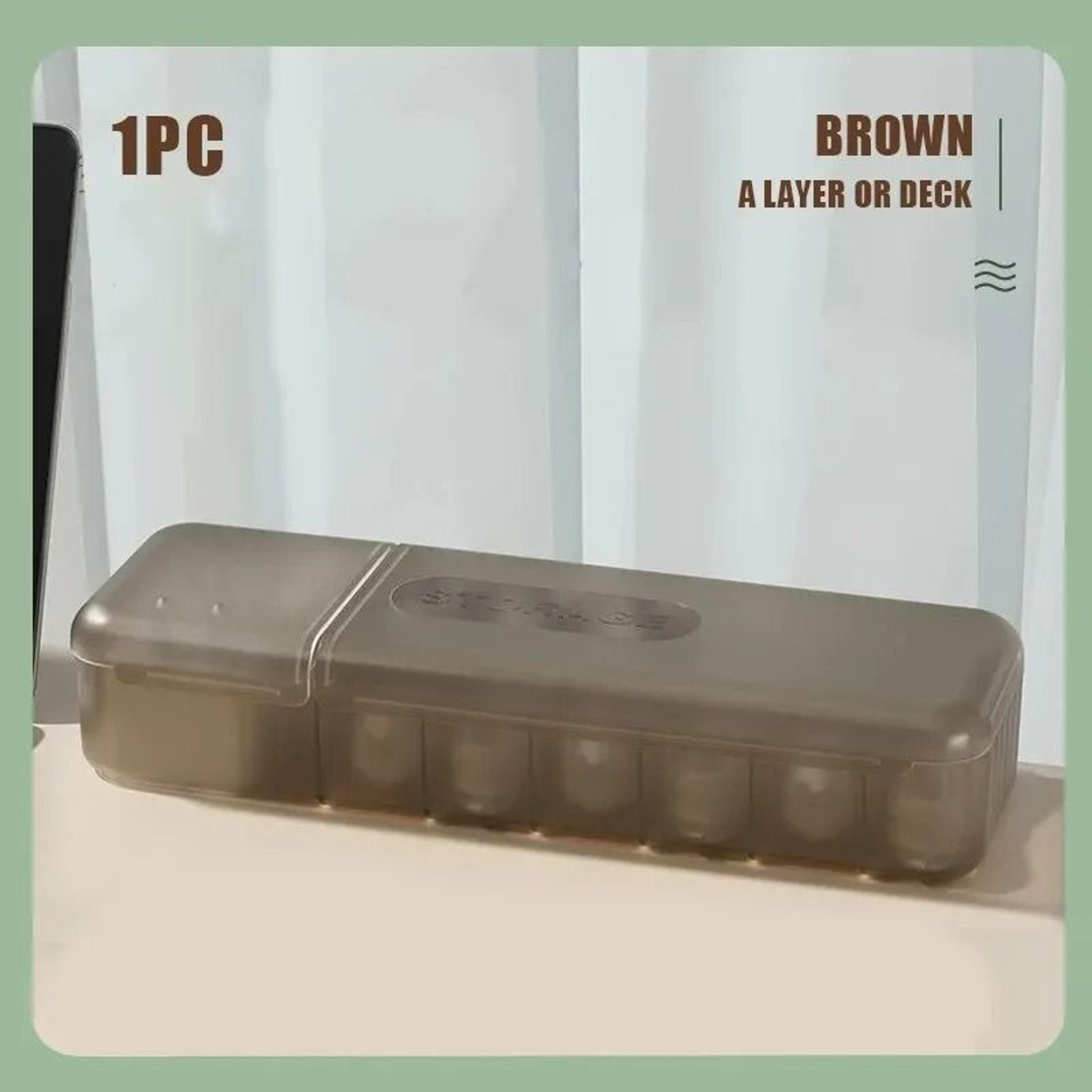 7 Compartment Desktop Cable And Charger Organizer Case 6