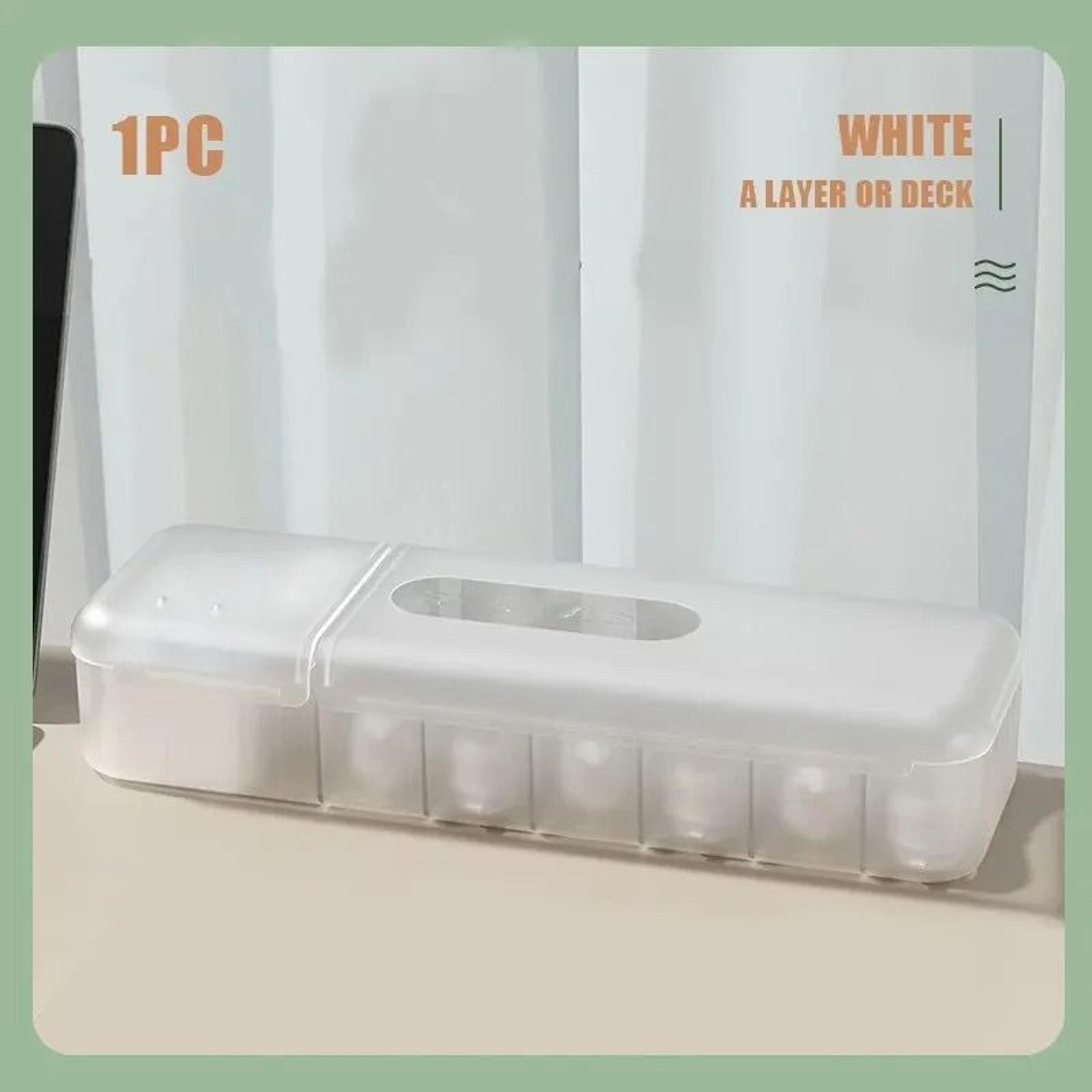 7 Compartment Desktop Cable And Charger Organizer Case 7