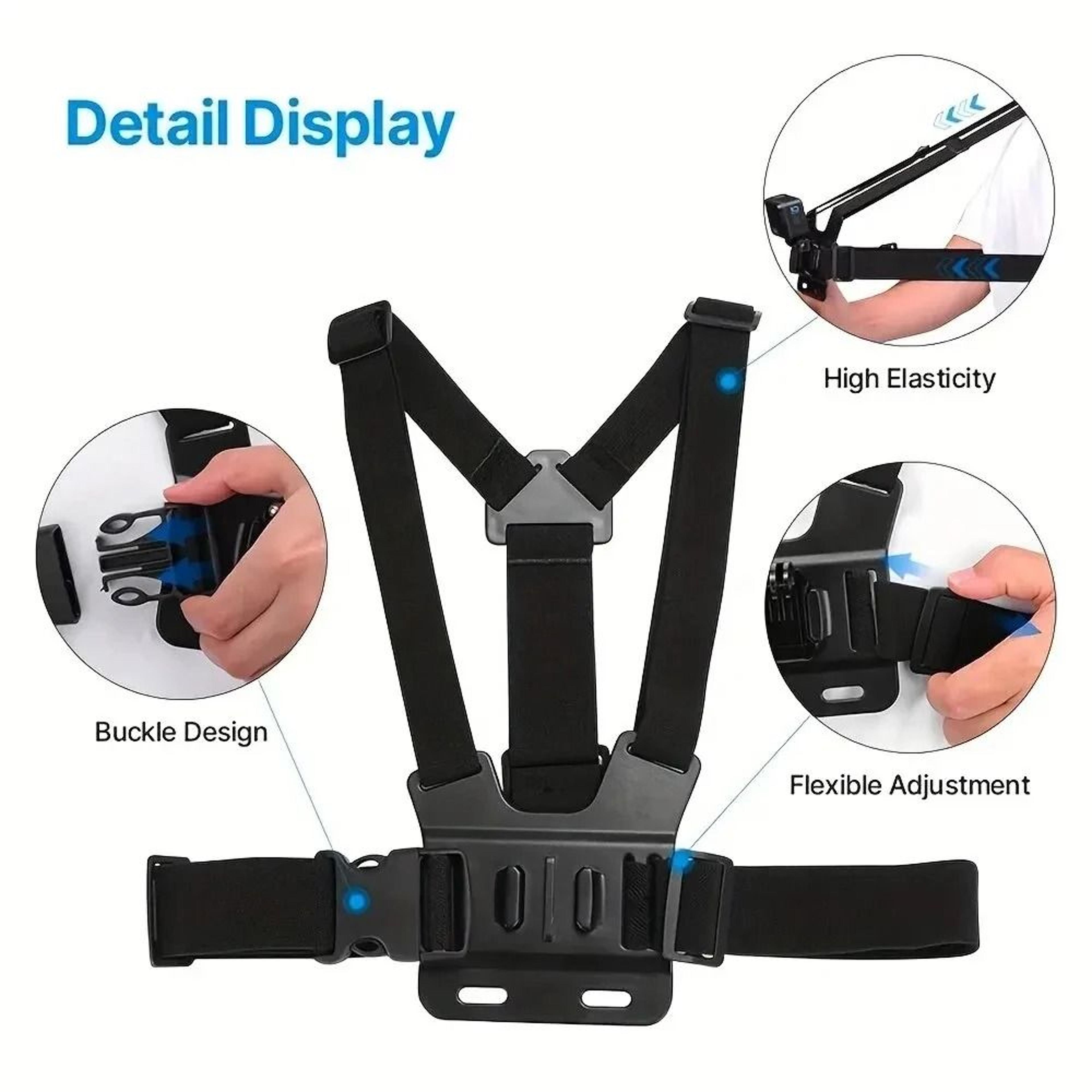 Universal 6 Piece All In One Action Camera And Phone Mount Kit 3