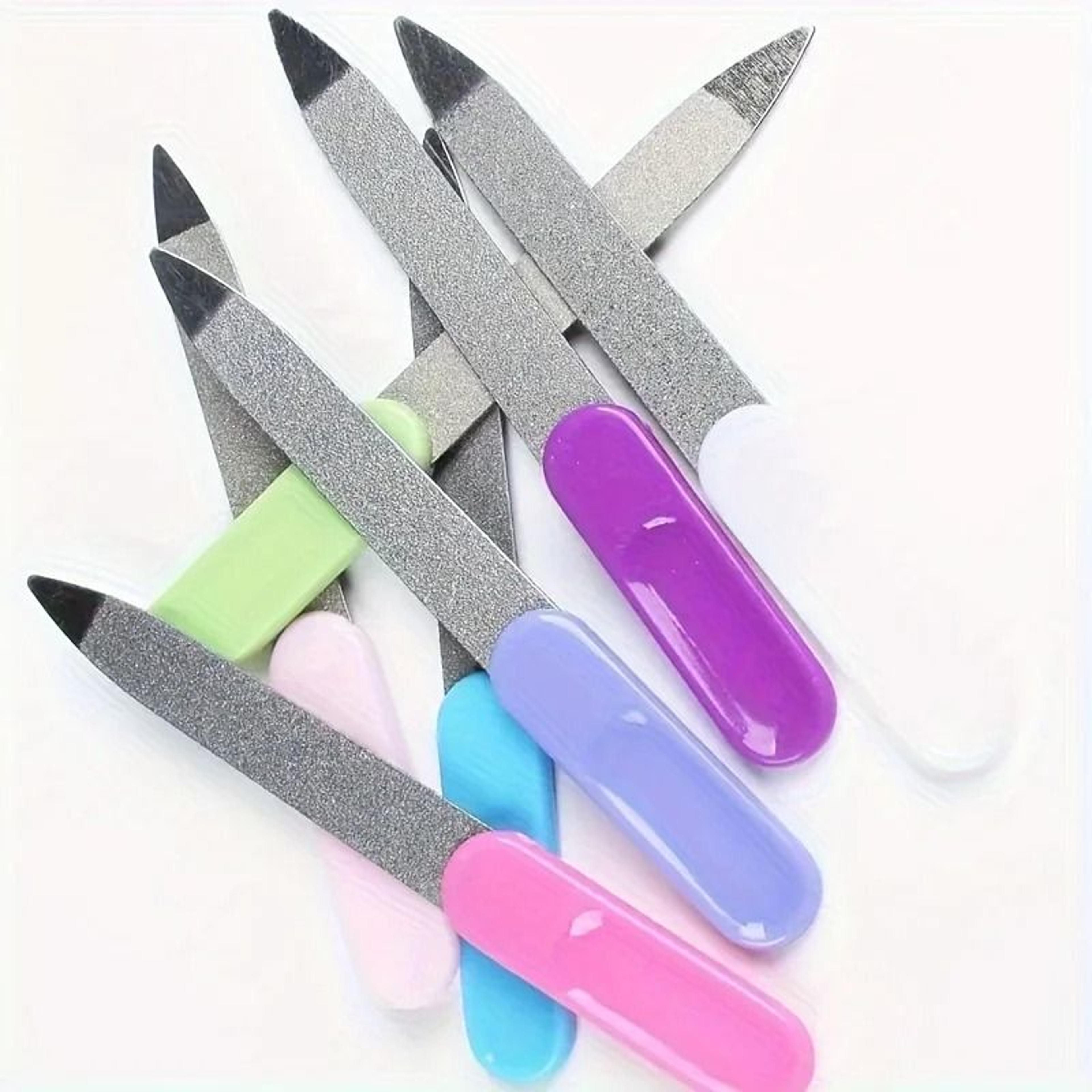 Stainless Steel Double Sided Sandblasted Nail File 1