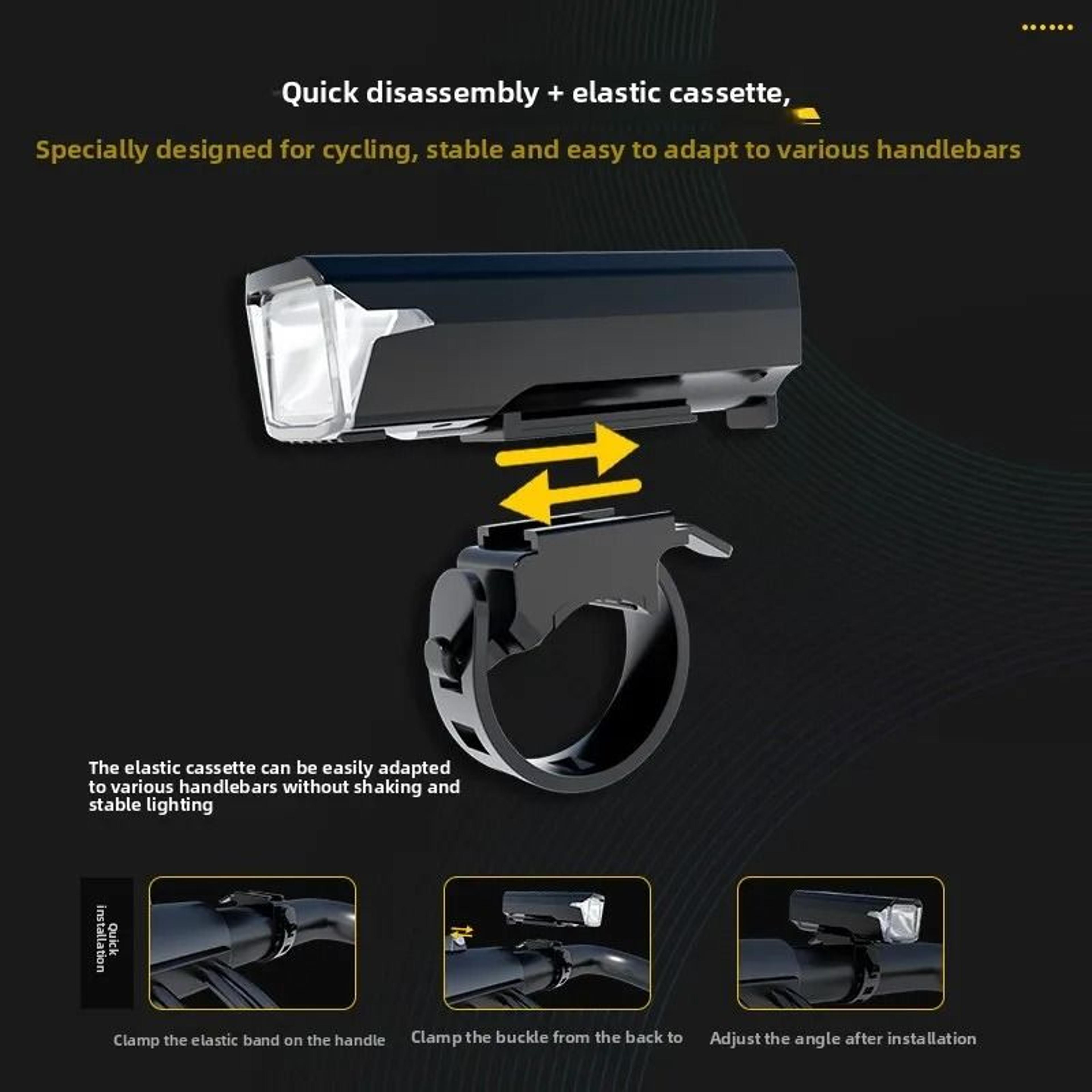 High Brightness Digital Display Bicycle Light 1