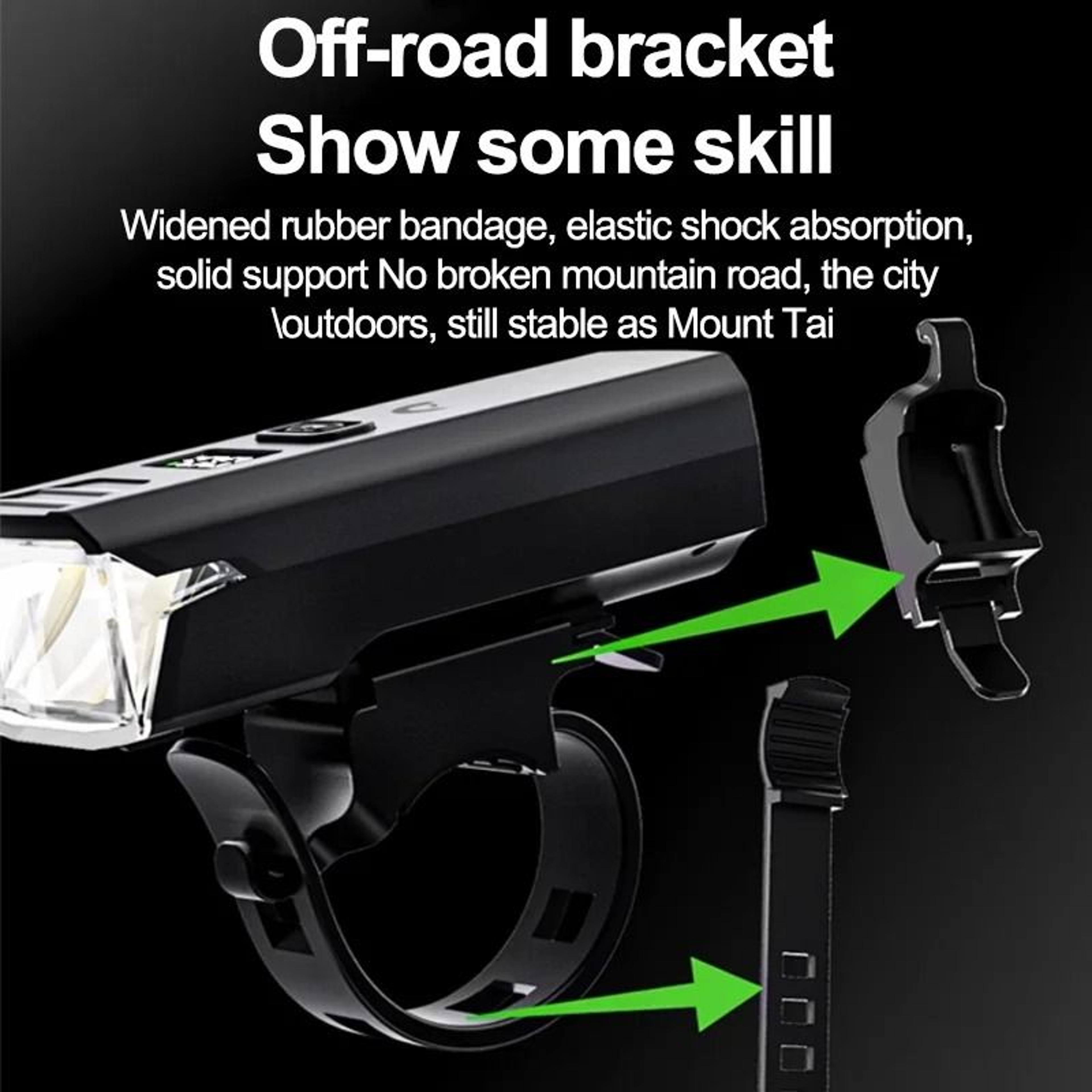 High Brightness Digital Display Bicycle Light 2