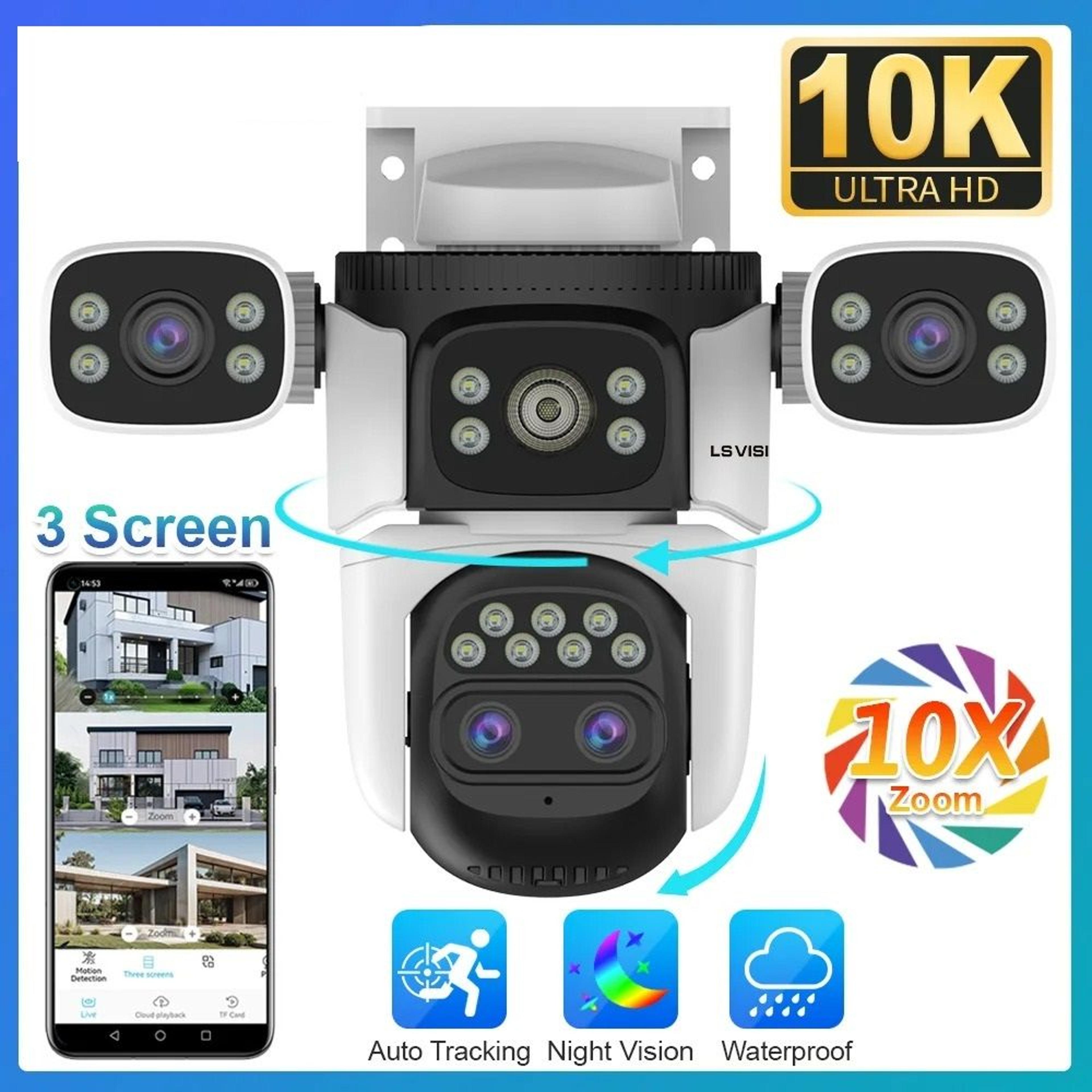ultra hd 10k multi panoramic surveillance command system