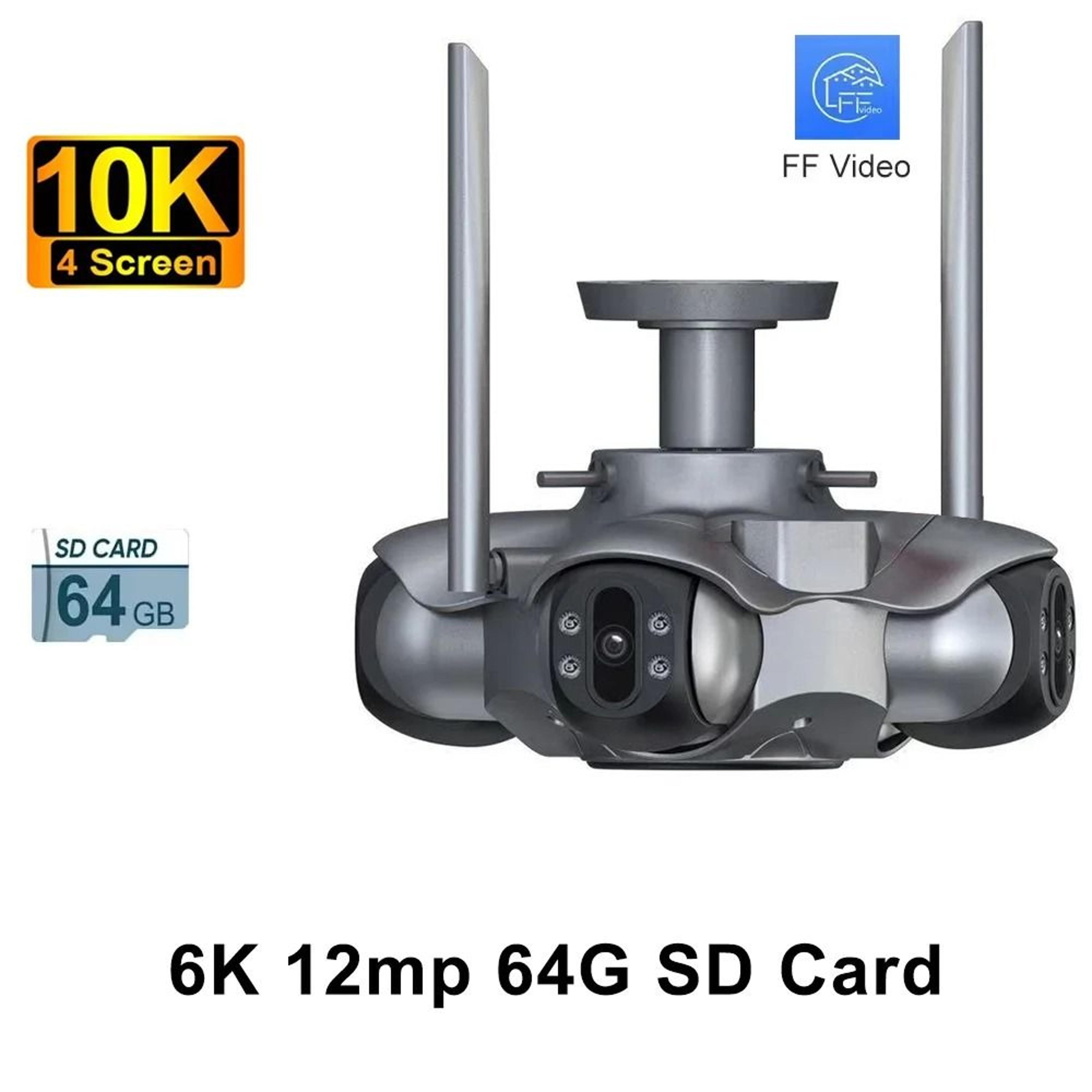 Ultra HD 10K Four Screen Multi Lens Surveillance System 11