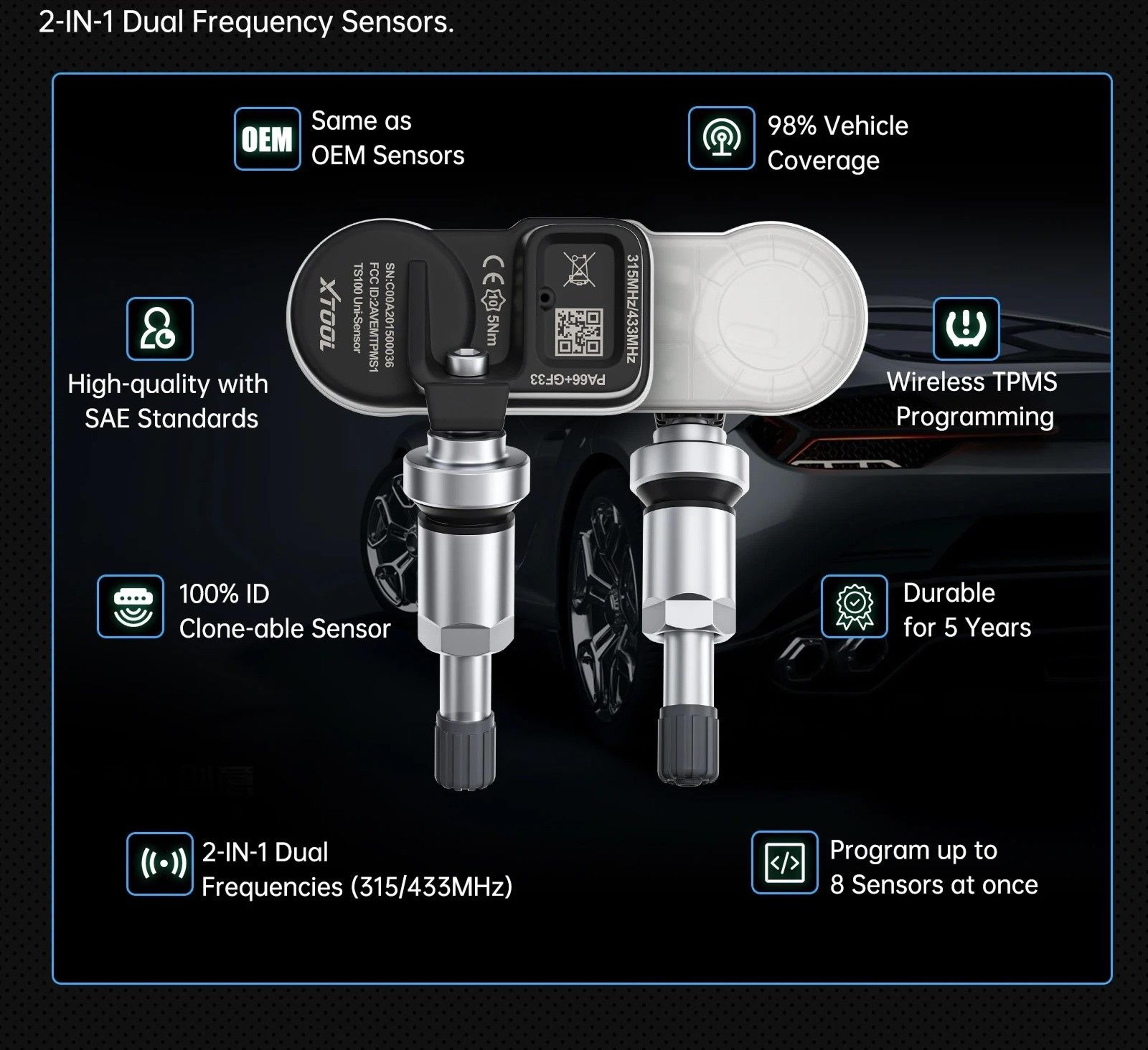 Elite Universal TPMS Tactical Monitoring Sensor 1
