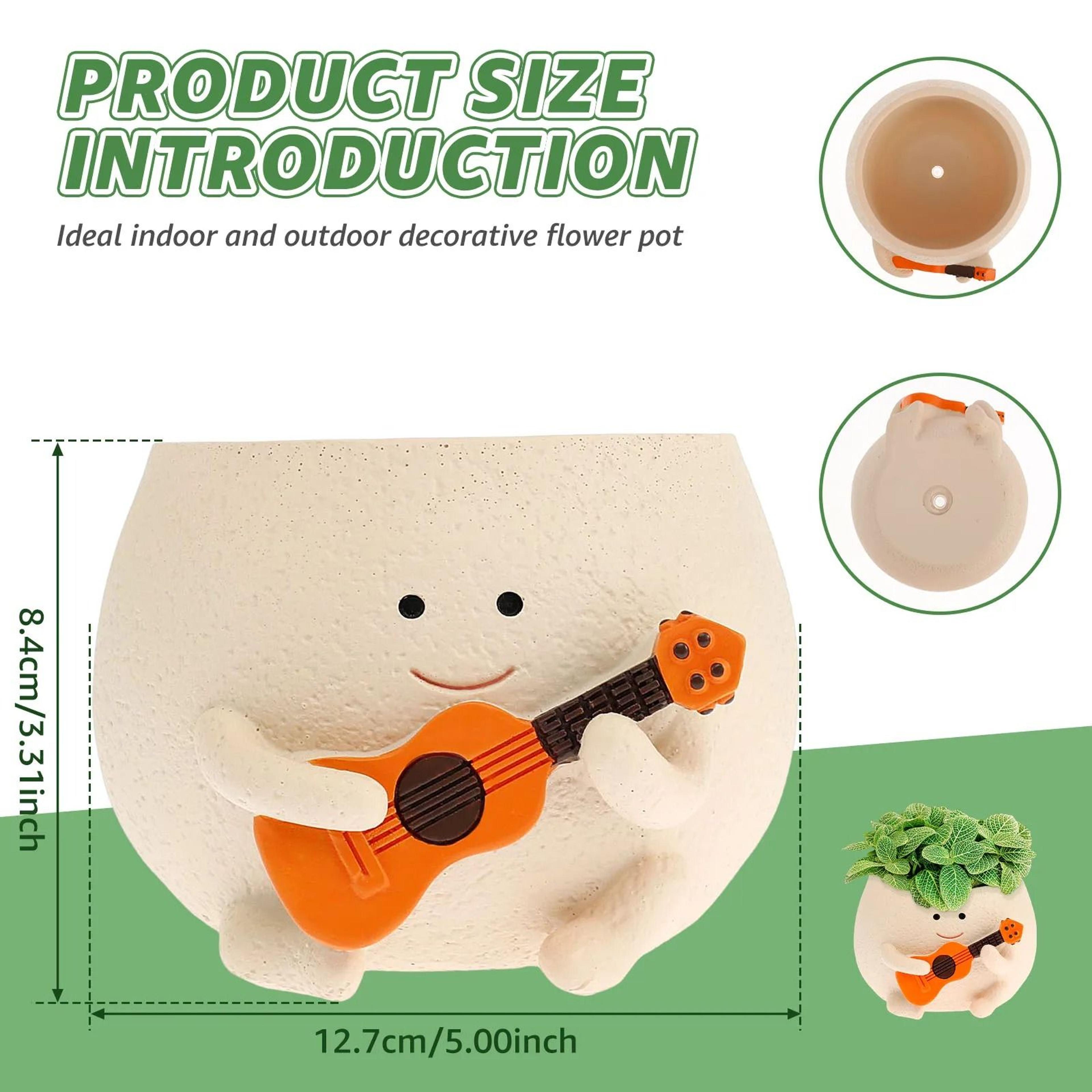 Rocking Chair Smile Face Planter 7