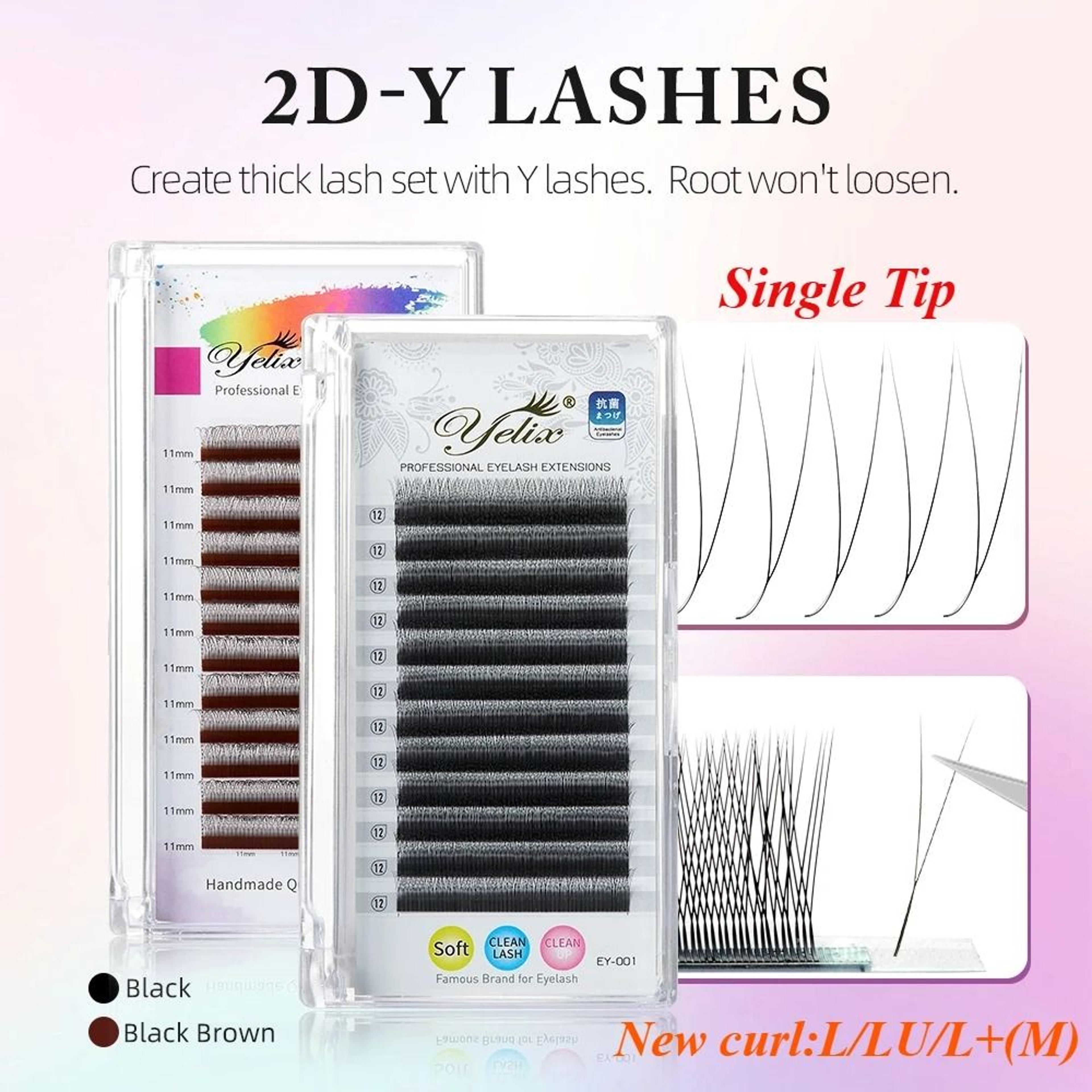 ultra thin velvet y geometric lash series