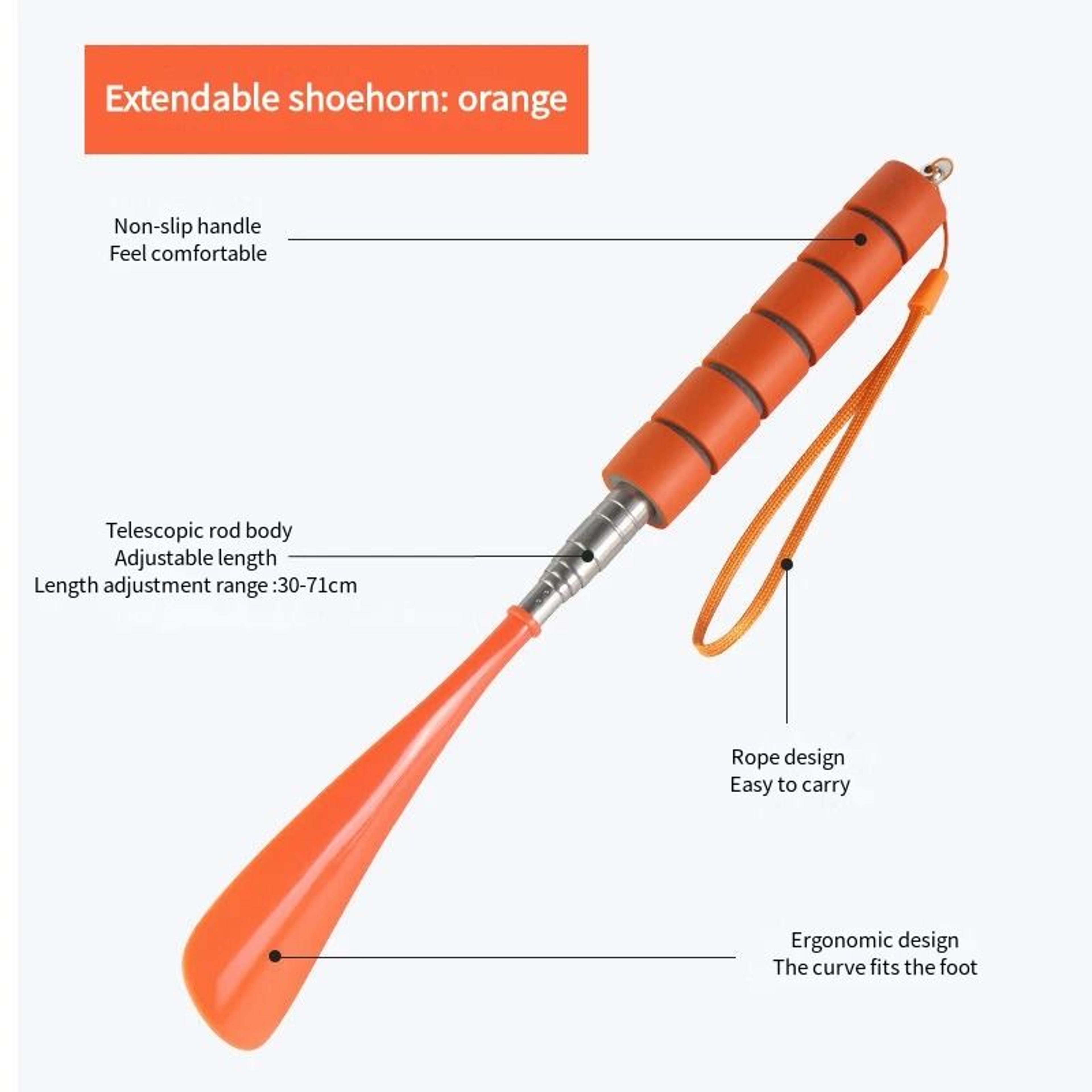 Telescopic Stretchable Metal Shoe Horn 6