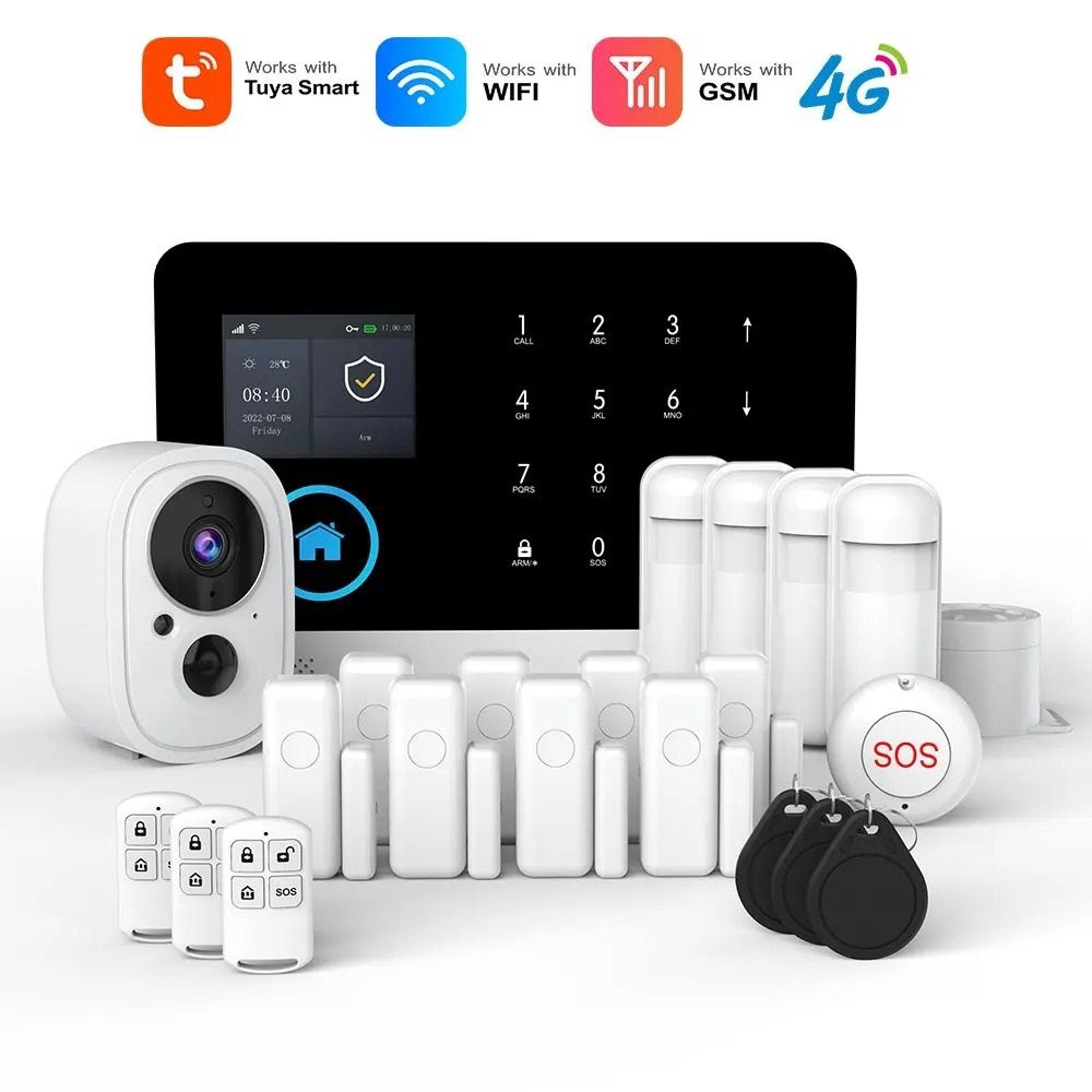 smart 4g wireless multi protocol security hub