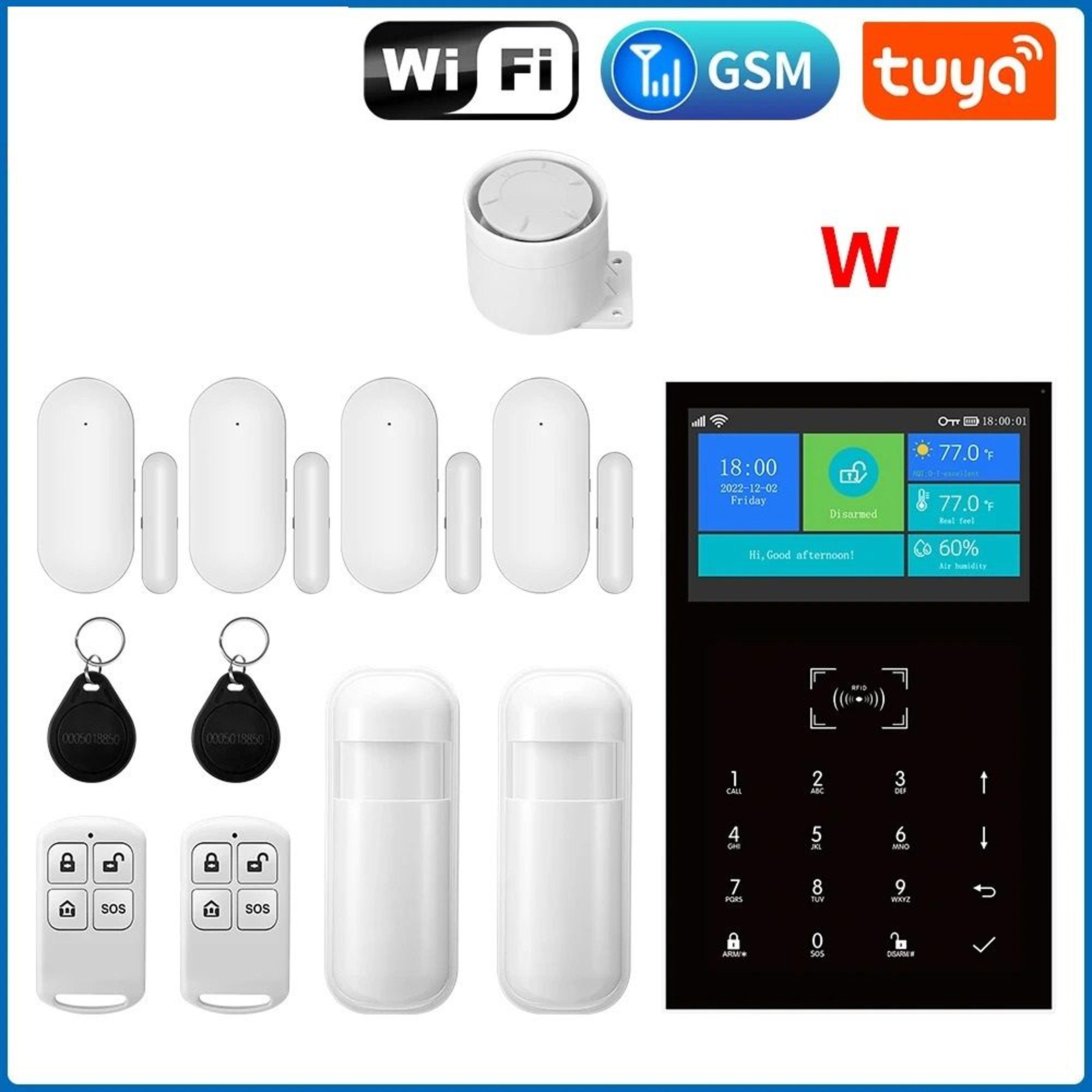 Smart 43 Inch WiFi GSM Command Center 9