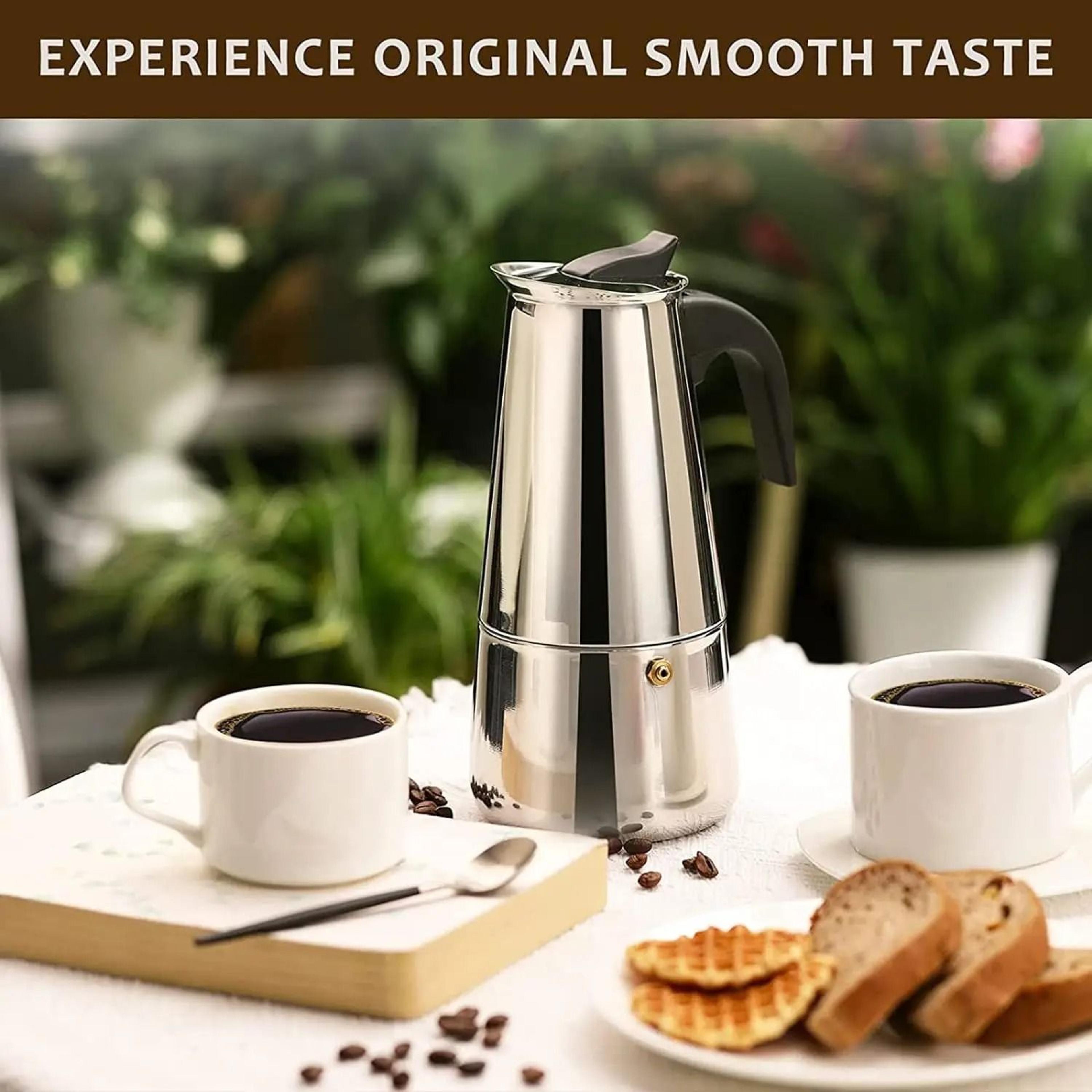 Traditional Stove Top Espresso And Latte Extraction Chamber 4