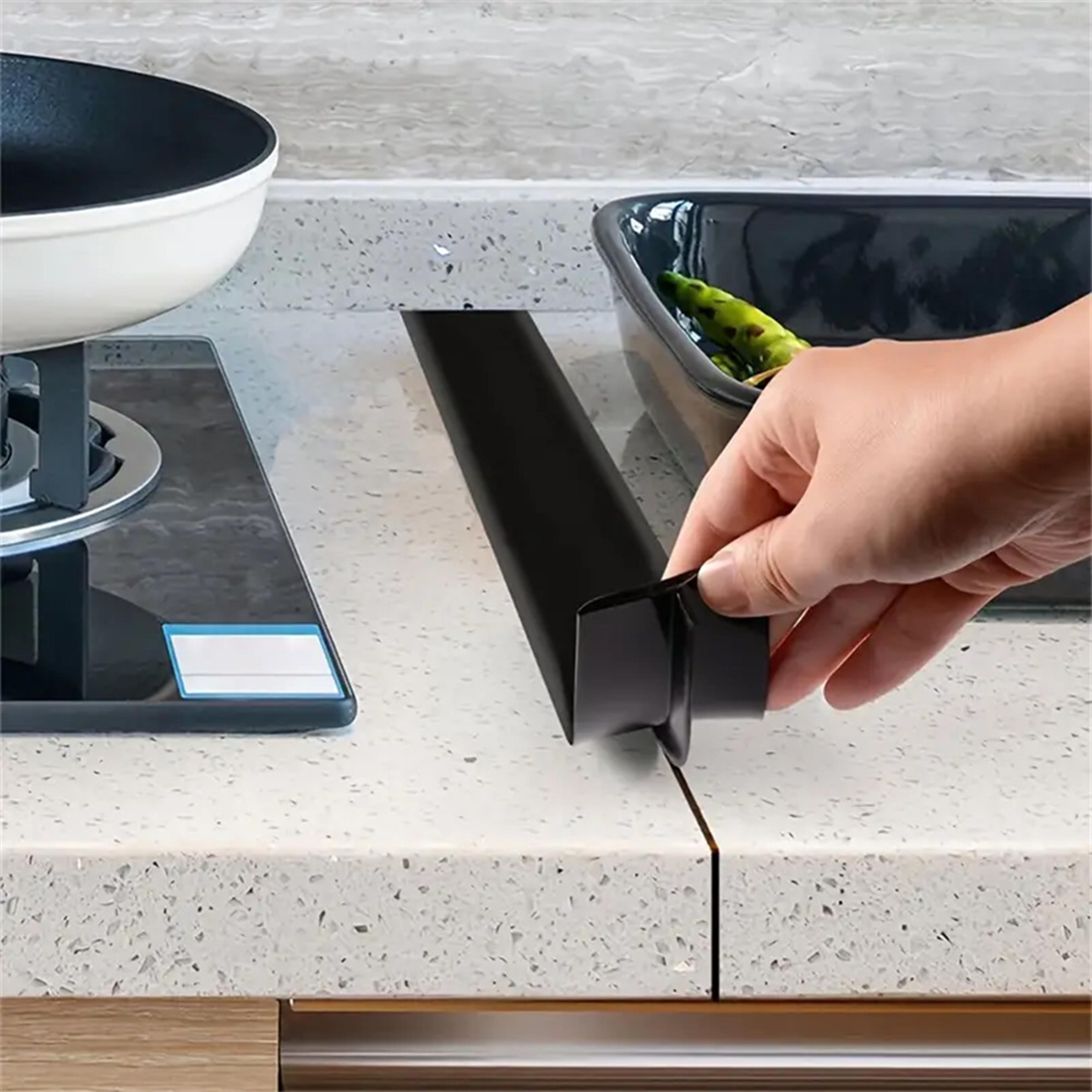Silicone Stove Counter Gap Cover  Keep Kitchen Cracks Clean  SpillFree 1