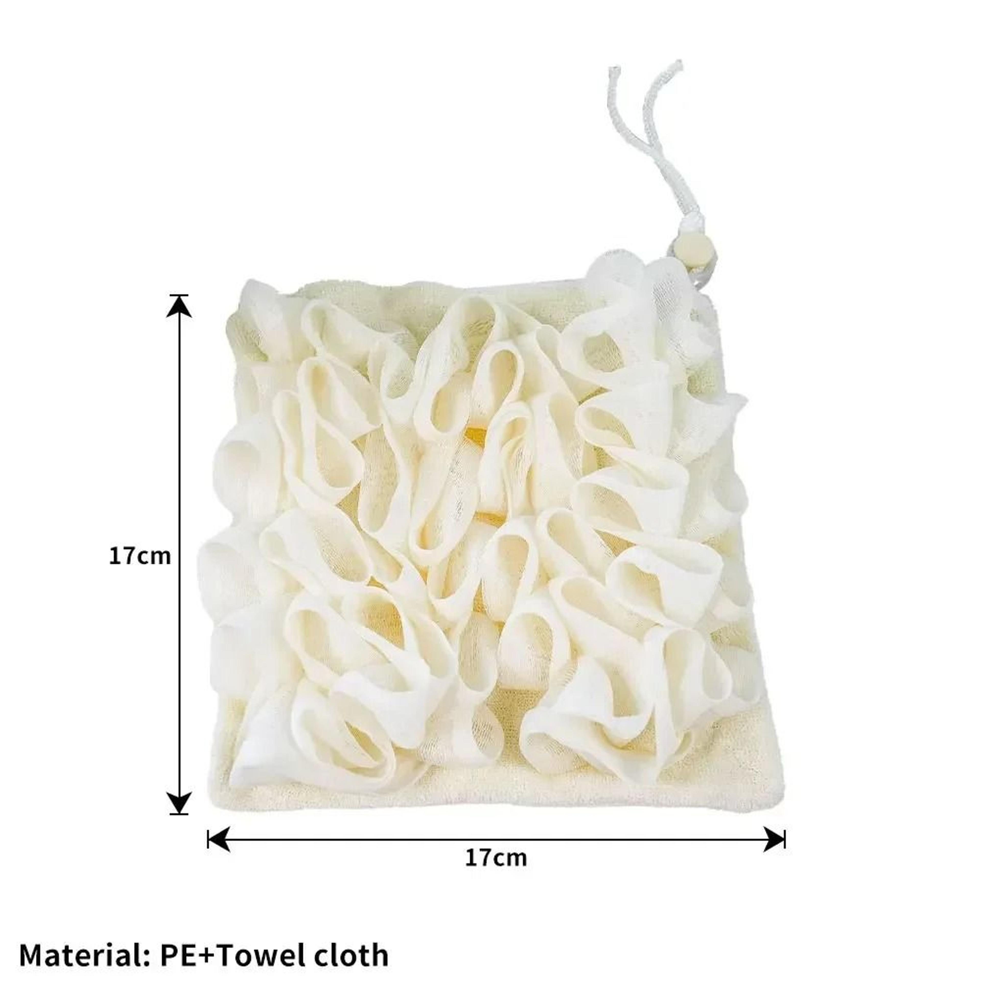 2In1 Integrated Soap Pouch And Mesh Bath Interface 6