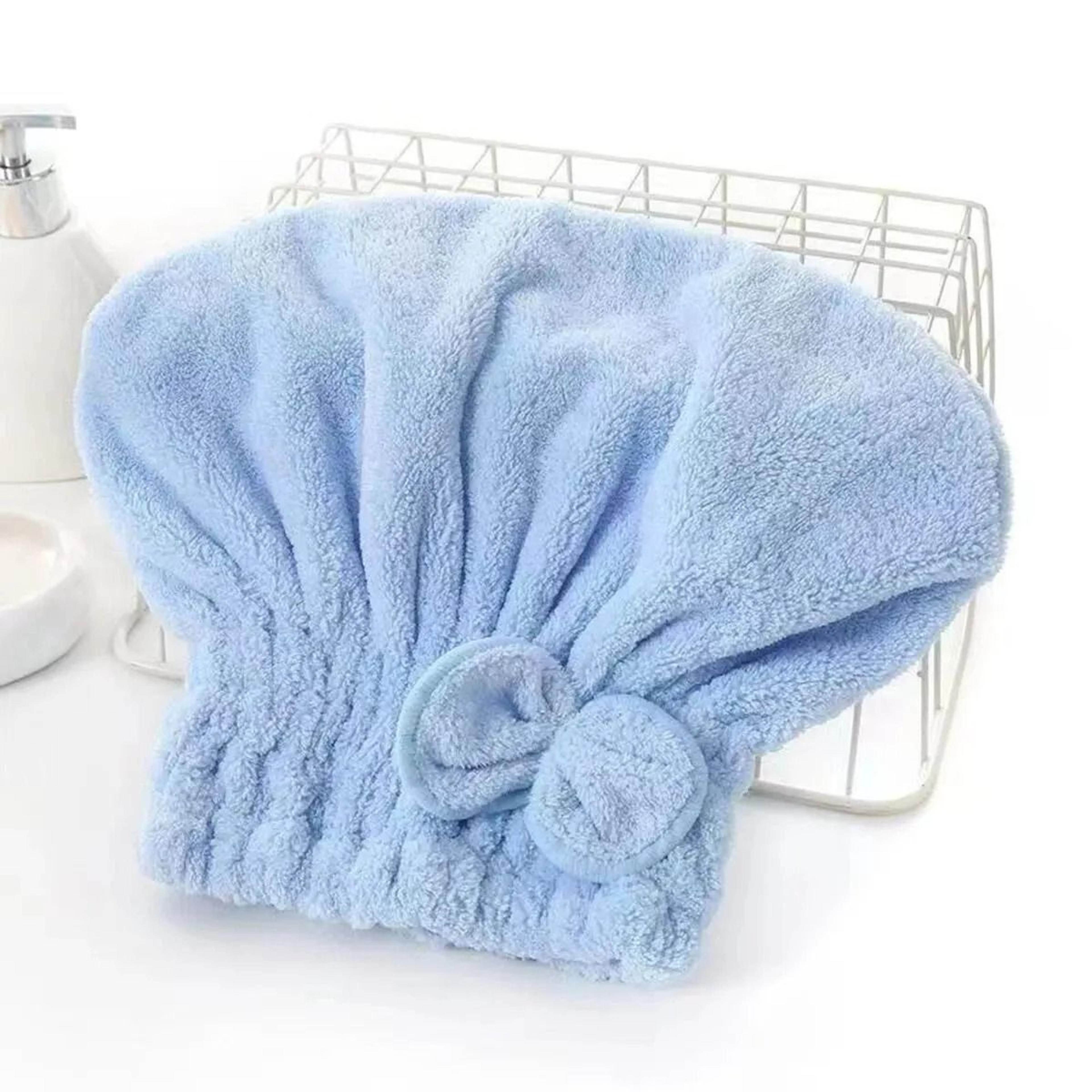 Absorbent Microfiber Capillary Hair Wrap 8