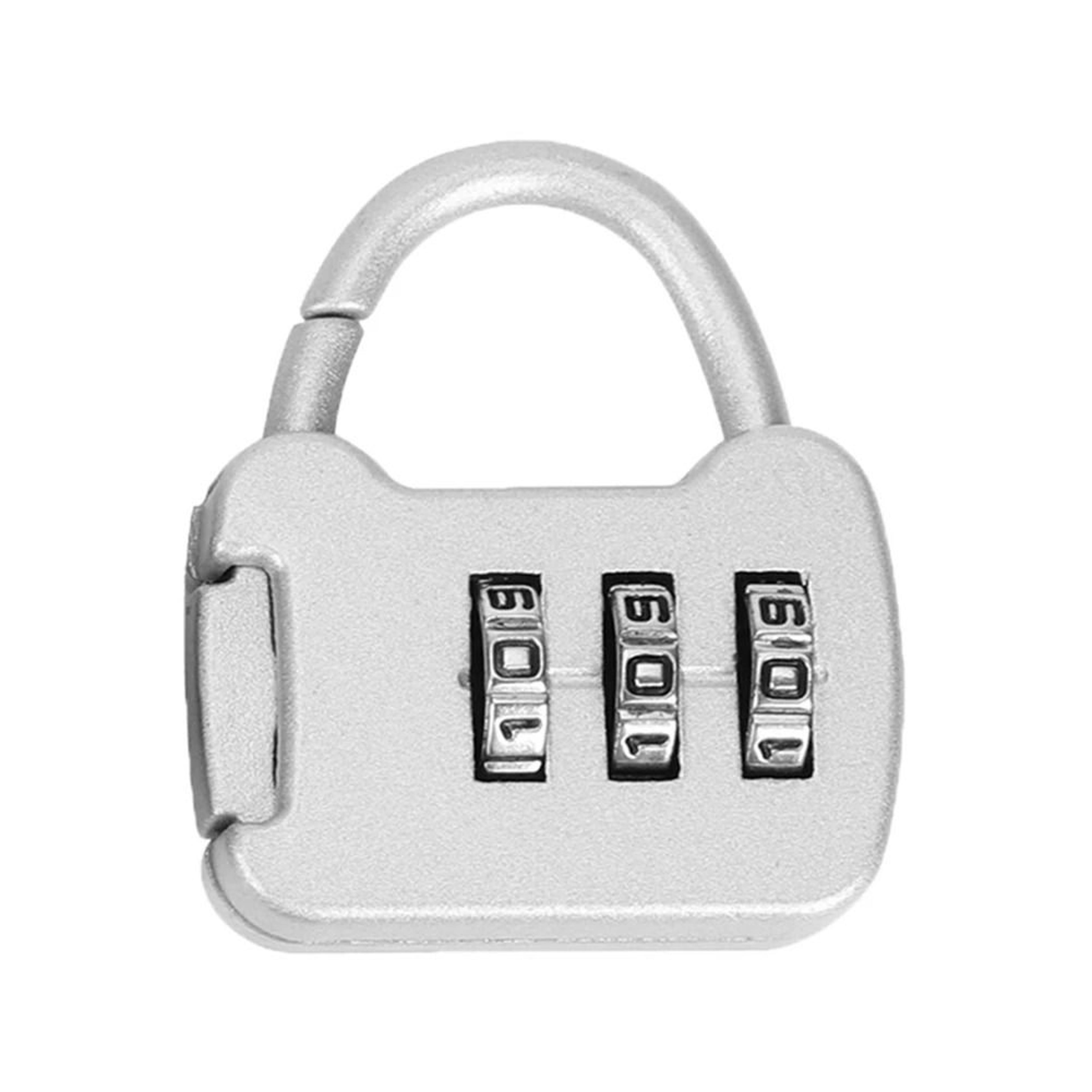 2 Pack Zinc Alloy 3 Digit Combination Padlocks 6
