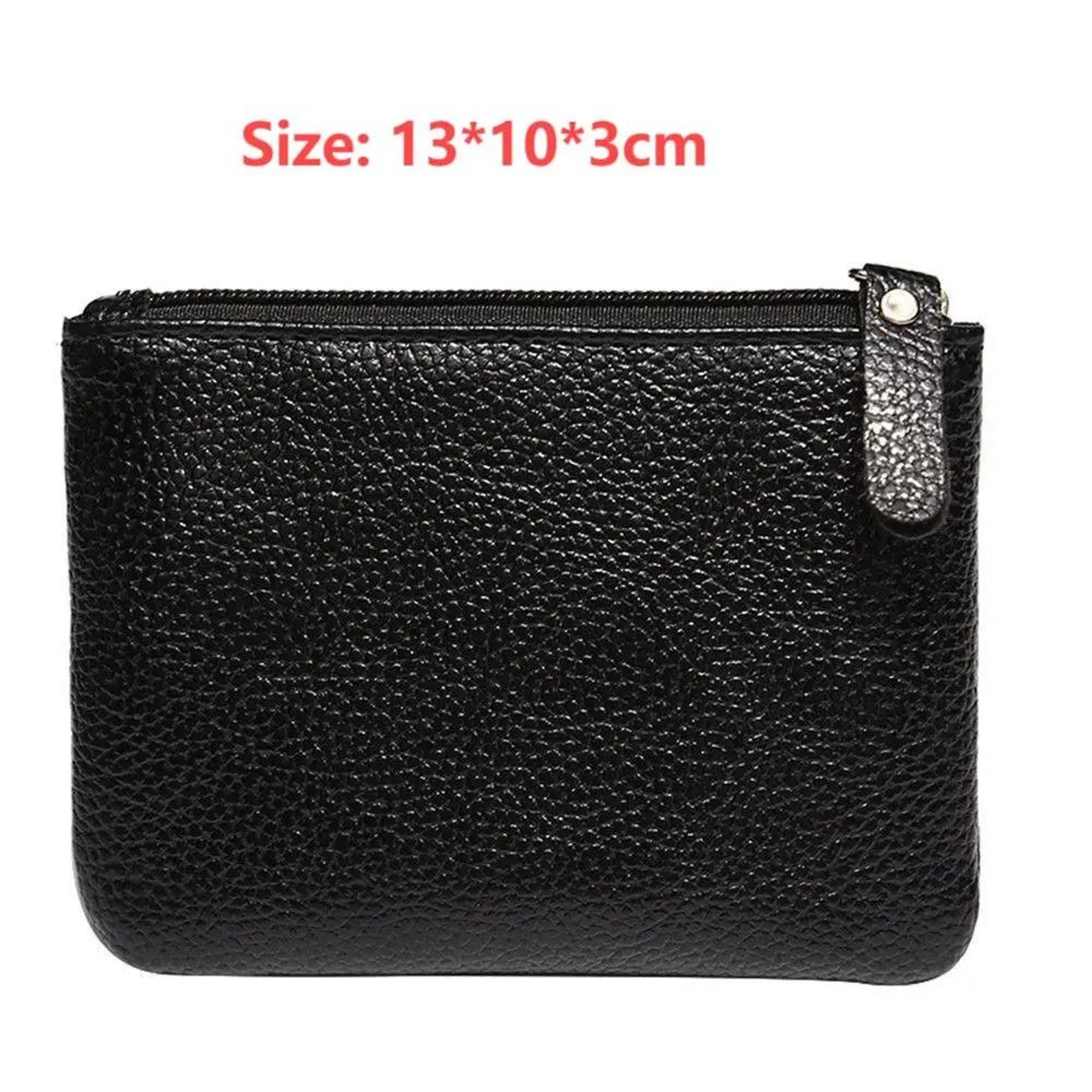Elegant Lychee Pattern Slim Zipper Wallet 6