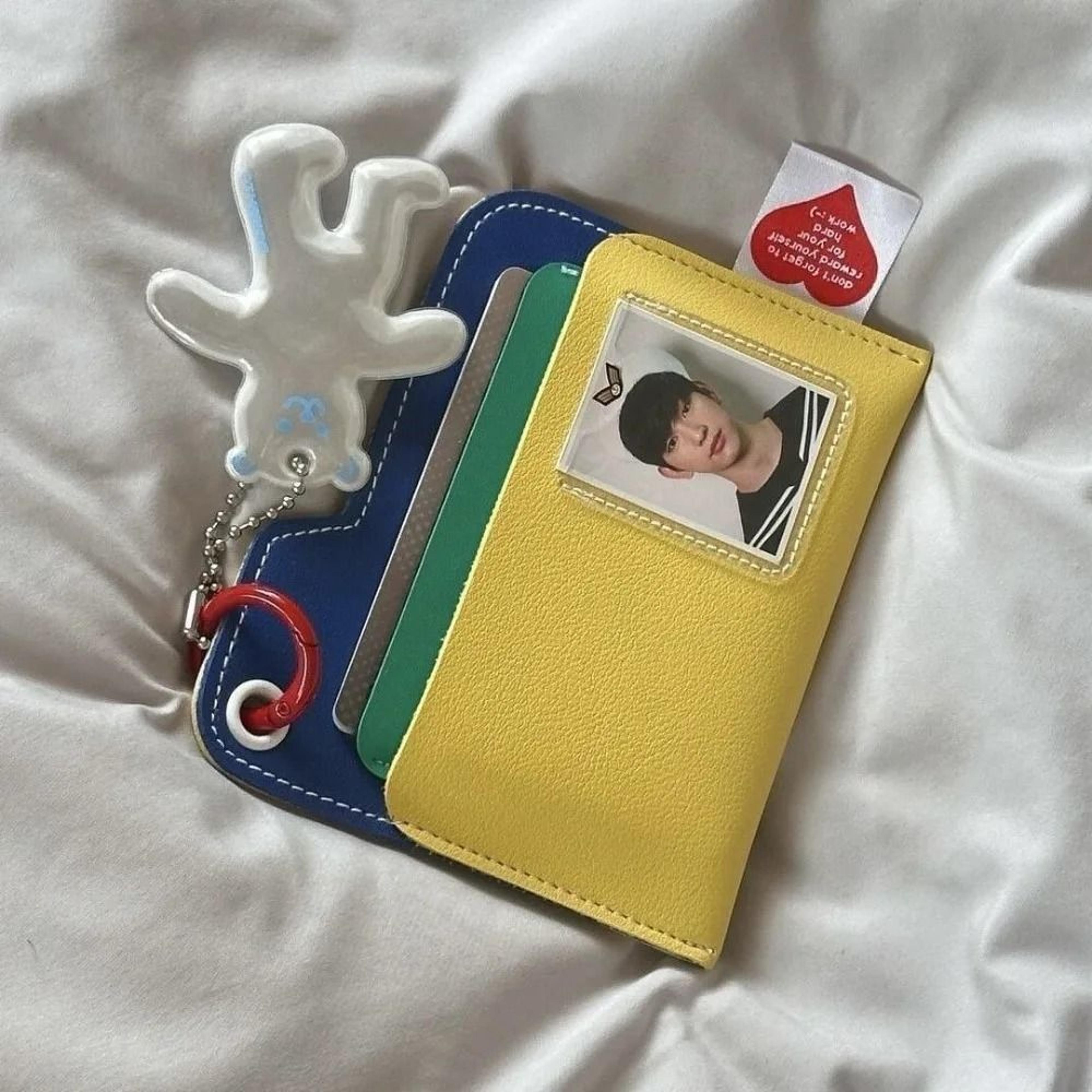 candy color ultra thin passport and card holder