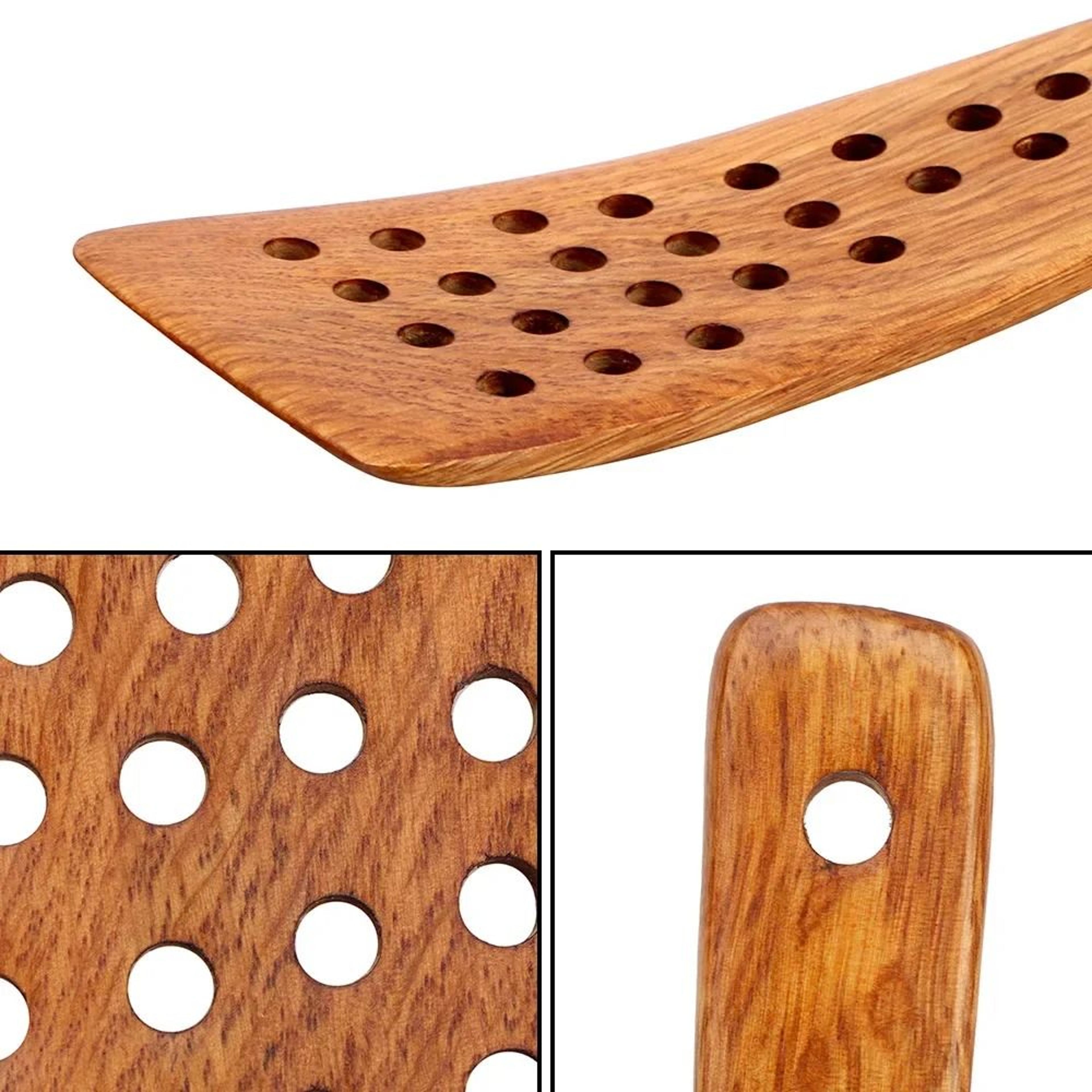 Wooden Frying Shovel And Slotted Steak Spatula 2