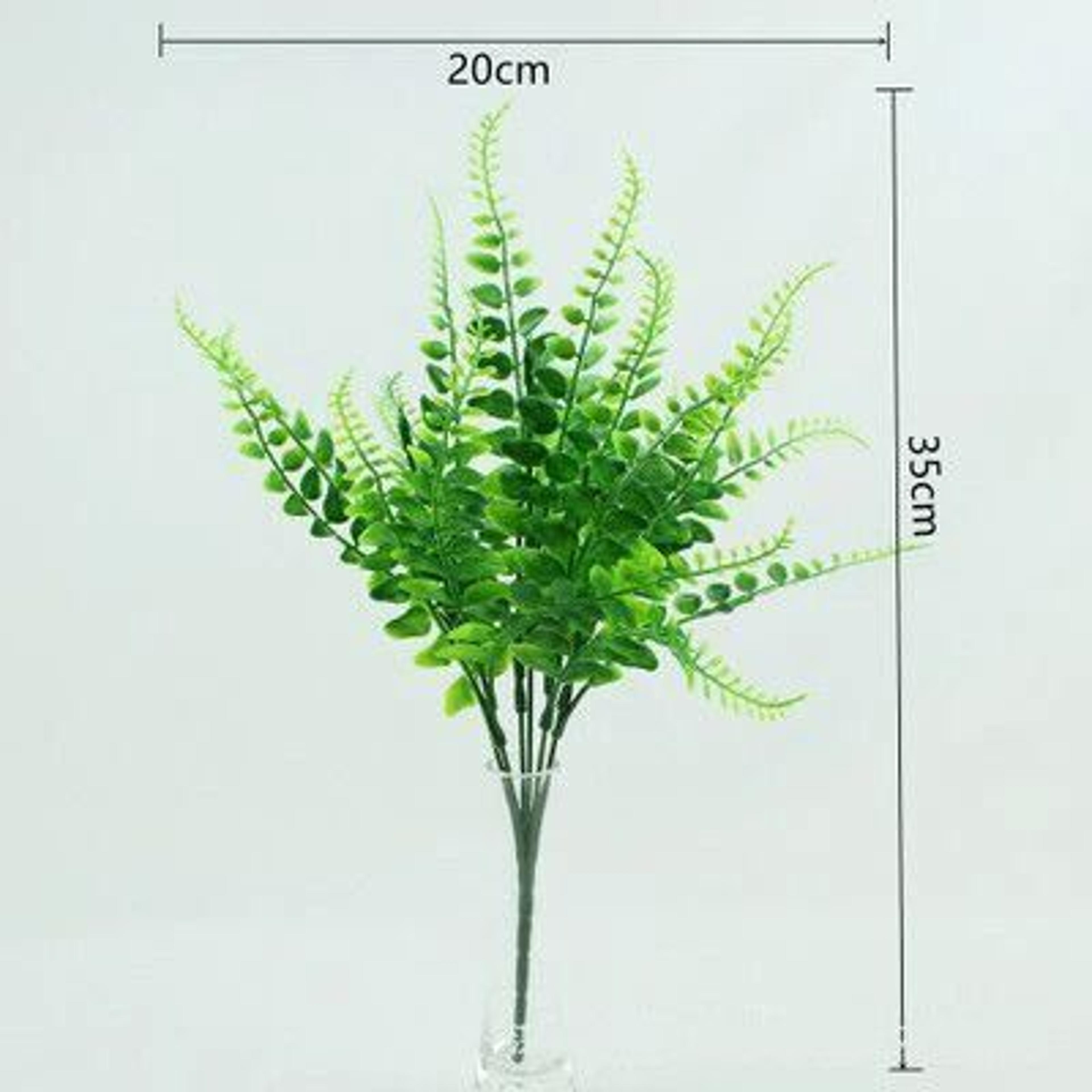 Realistic Artificial Evergreen Fern  Botanical Grass Stem 16
