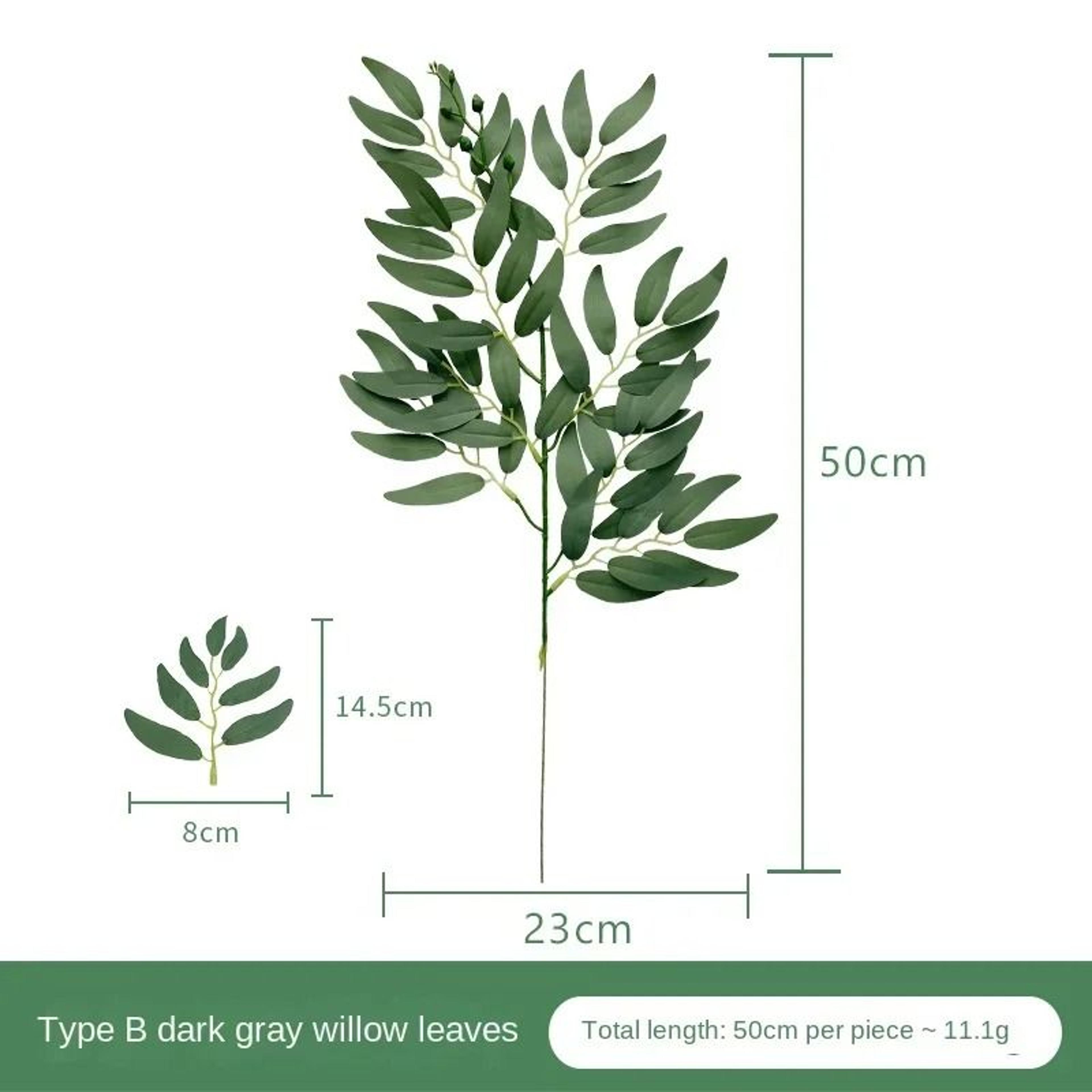 Silver Dollar Artificial Eucalyptus Greenery Stem 8