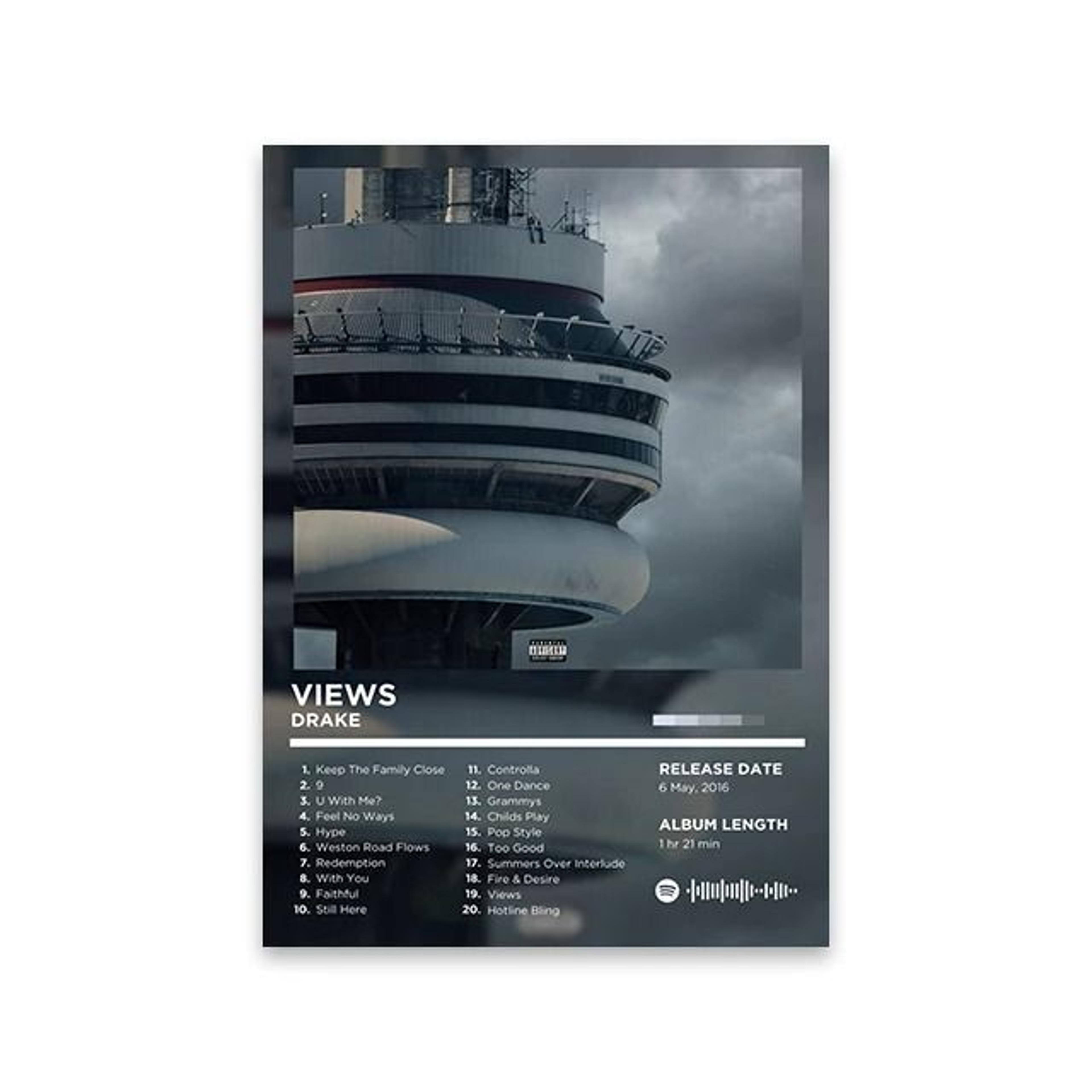 Modern HipHop Heritage Retro Album Art Print 12