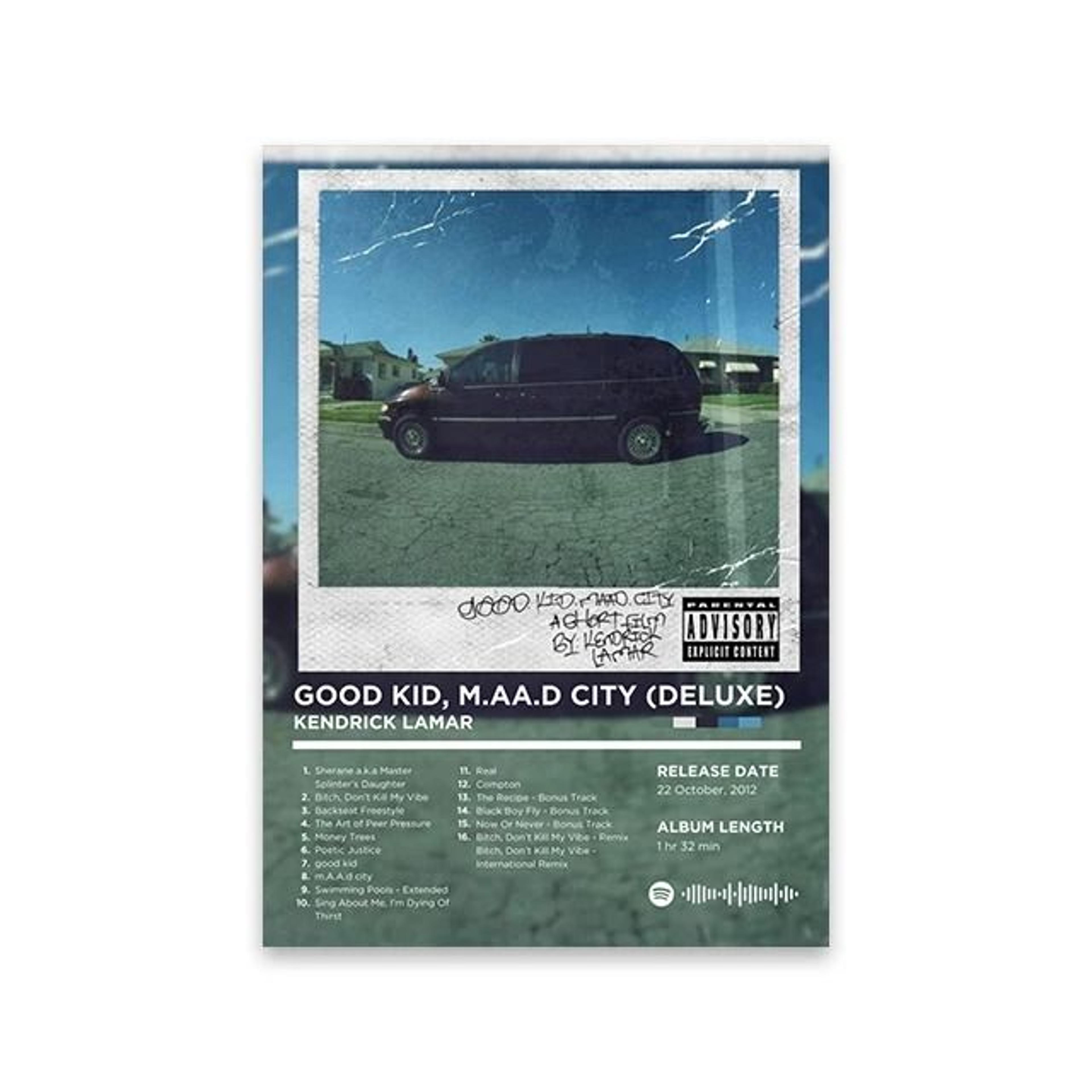 Modern HipHop Heritage Retro Album Art Print 8