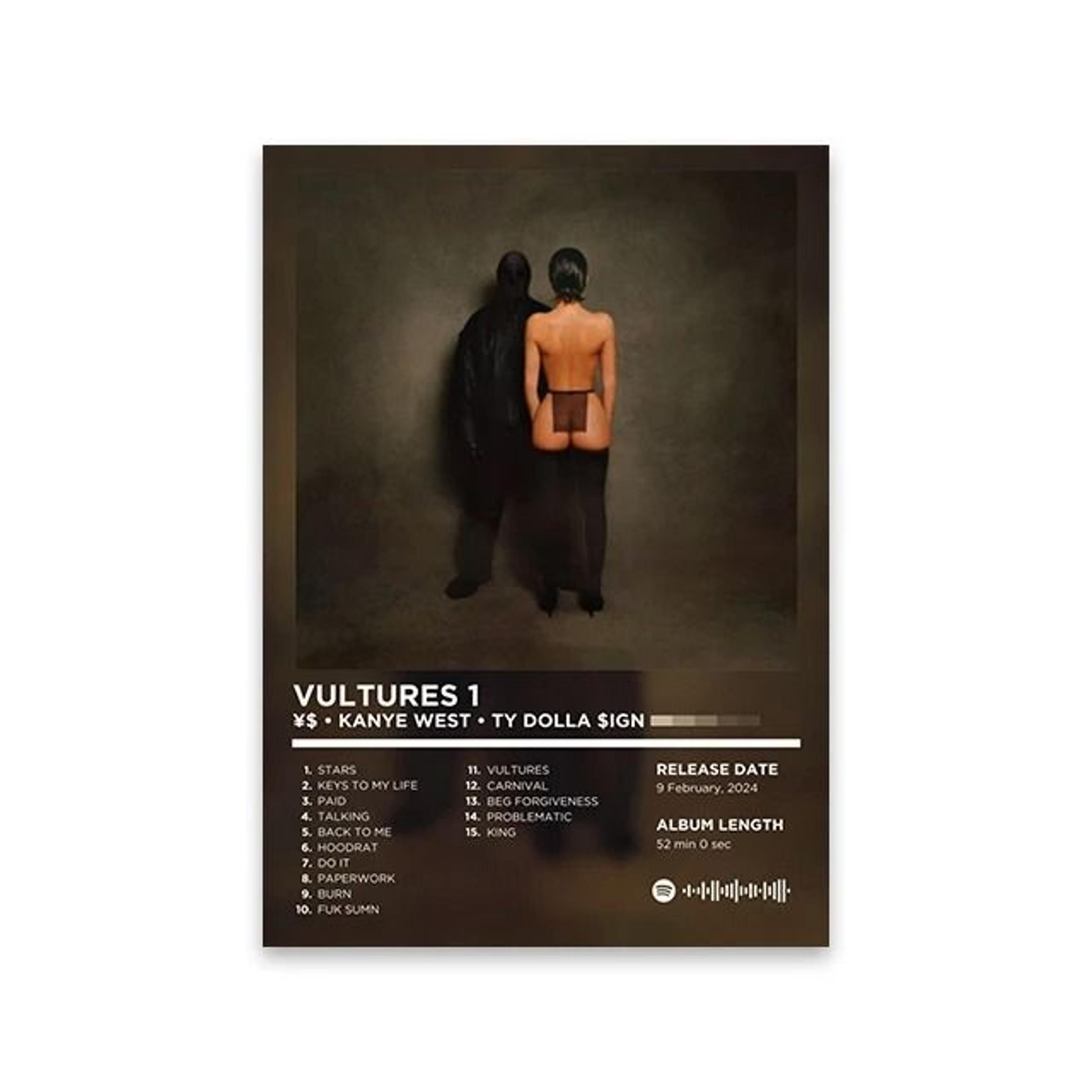 Modern HipHop Heritage Retro Album Art Print 25