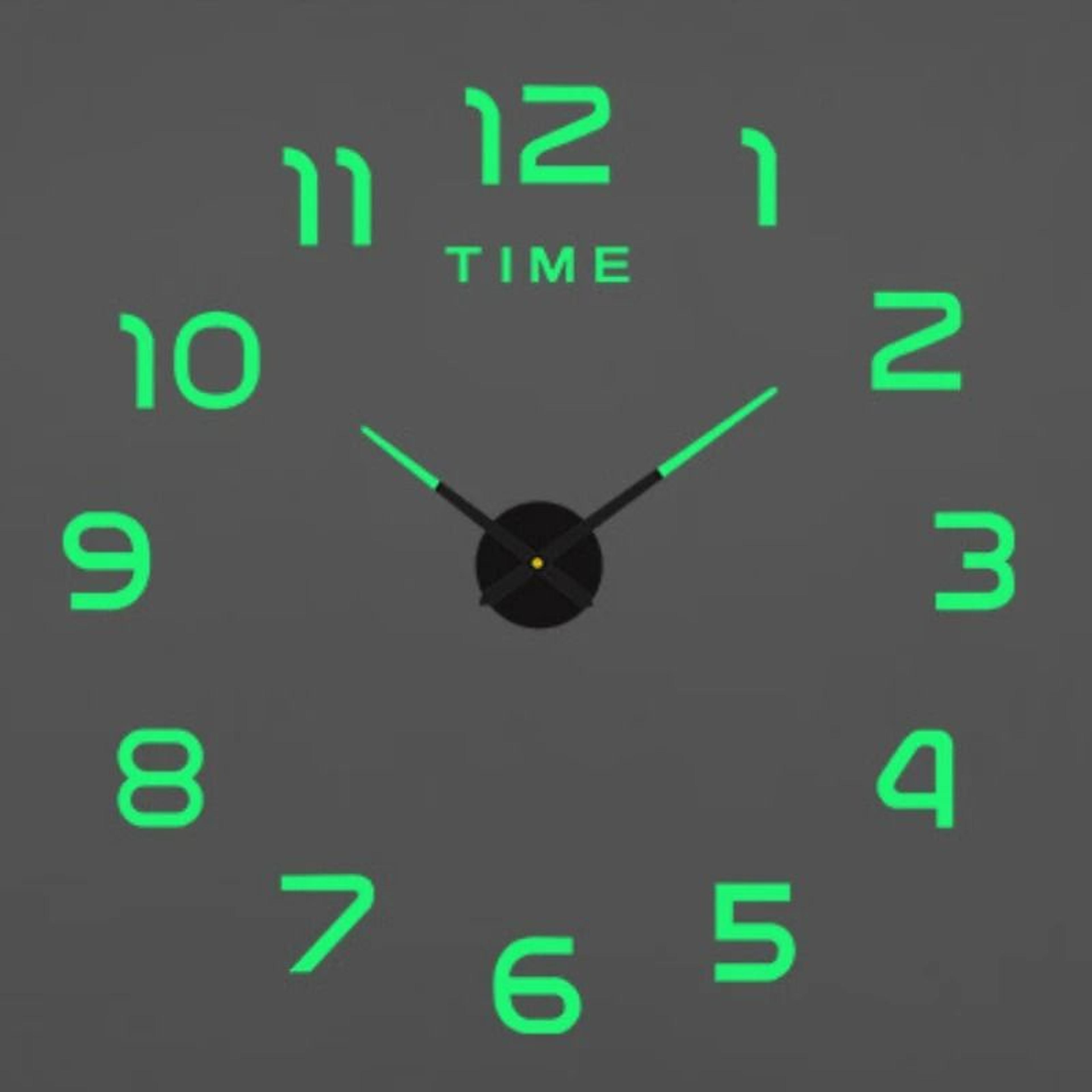 Contemporary 3D Oversized DIY Mirror Wall Clock 10