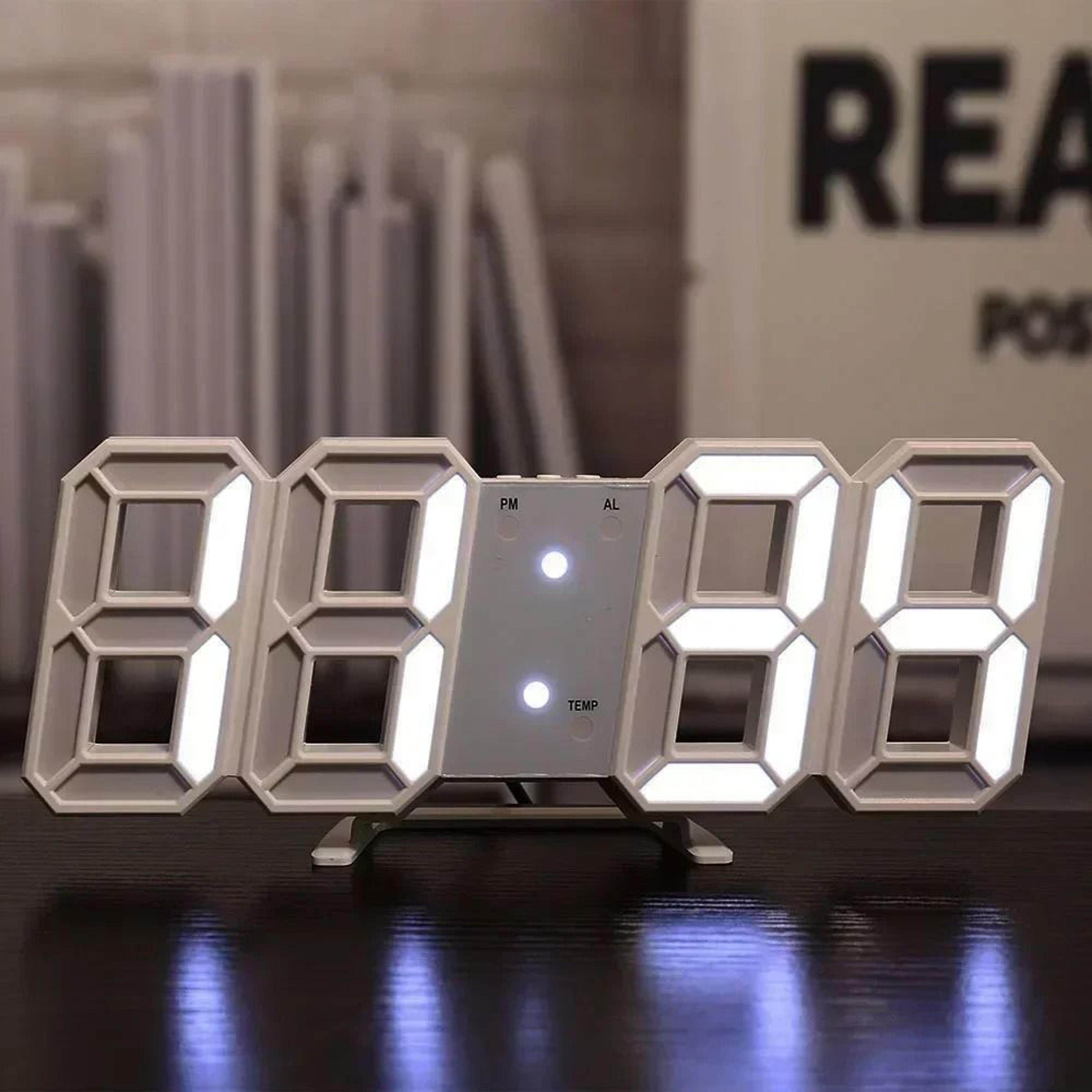 Architectural 3D LED High Definition Digital Timepiece 7