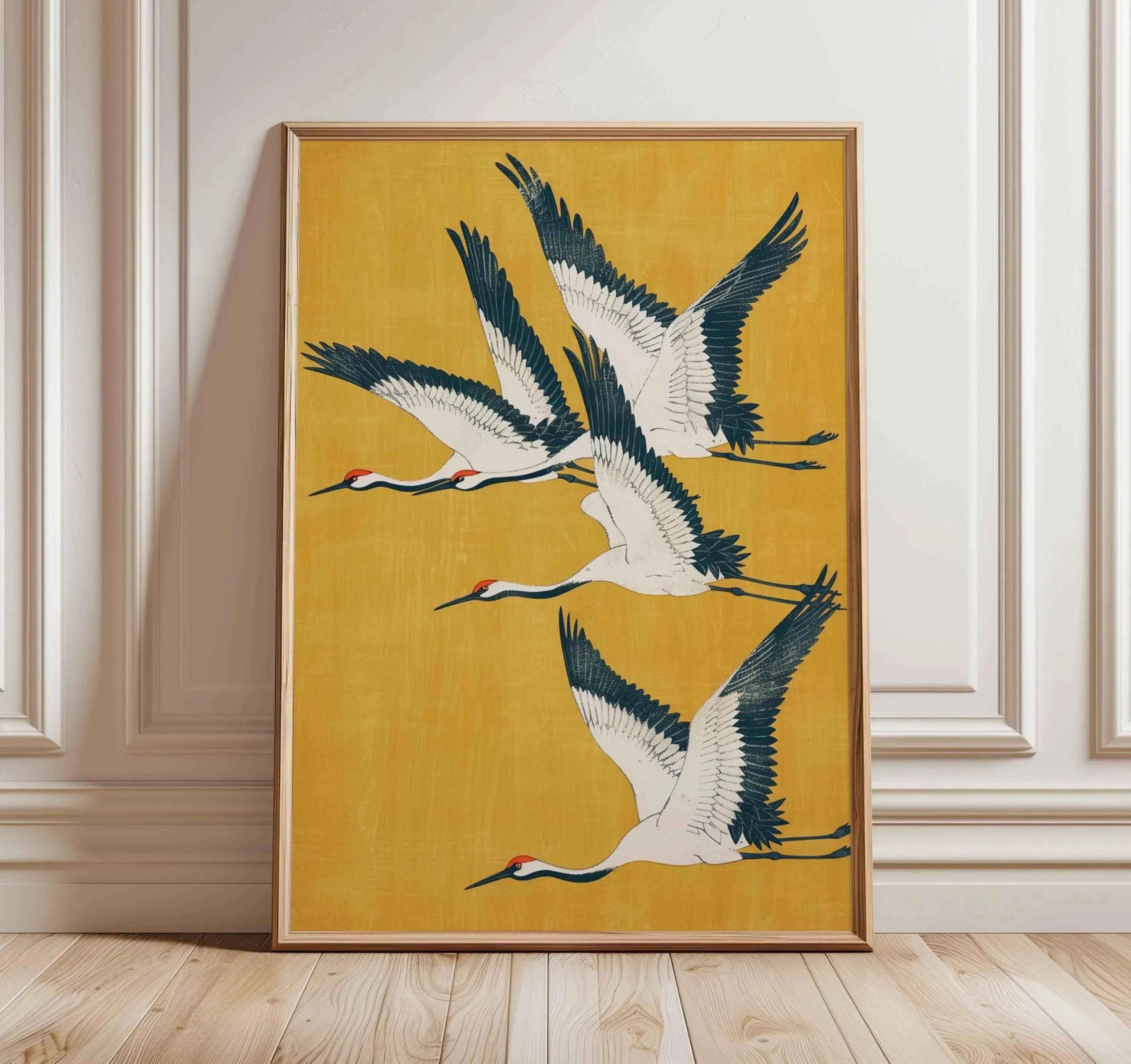 Architectural Japanese Heritage Wildlife Canvas Art 19