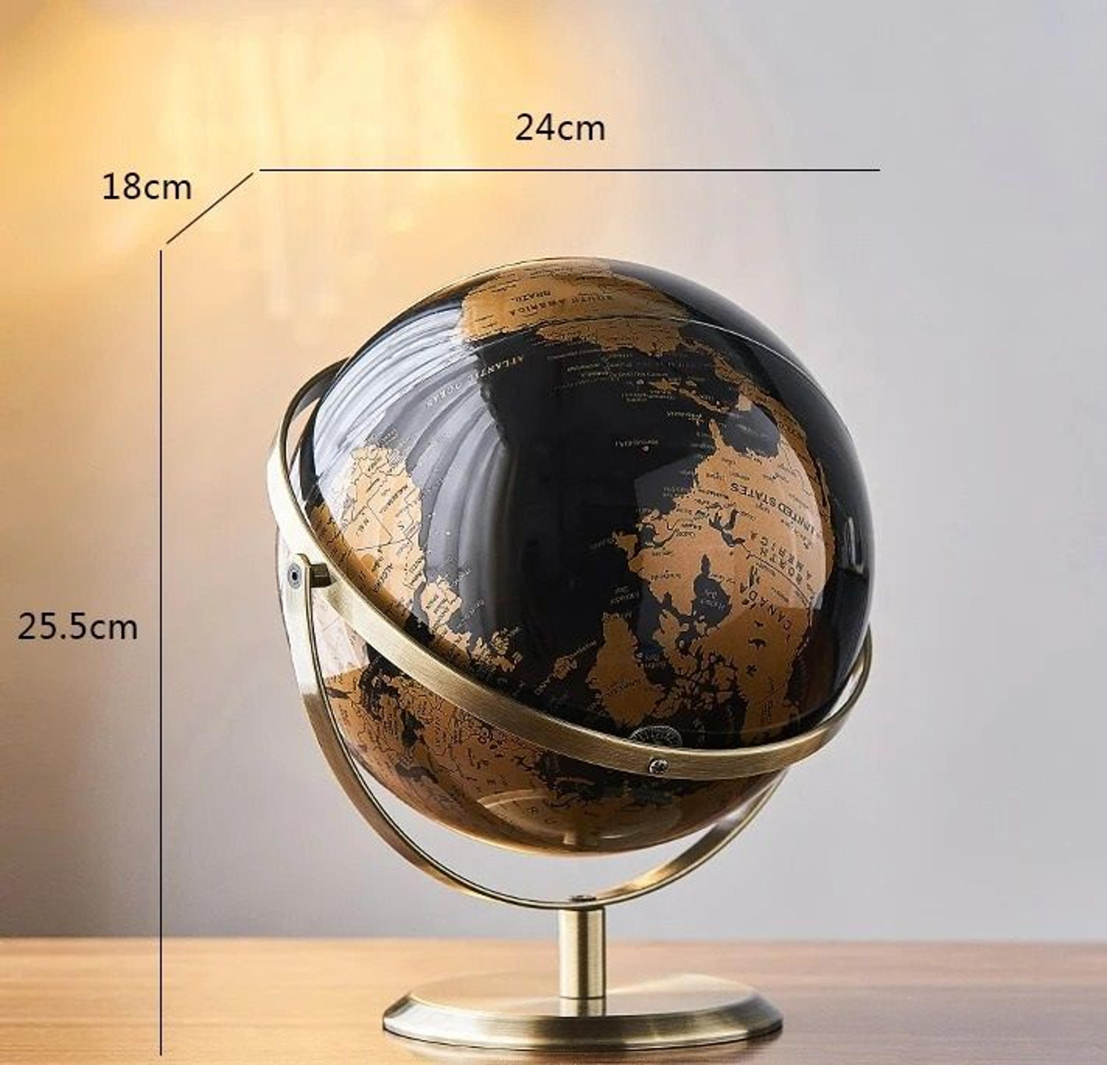 Architectural Retro Heritage Desktop Globe 10