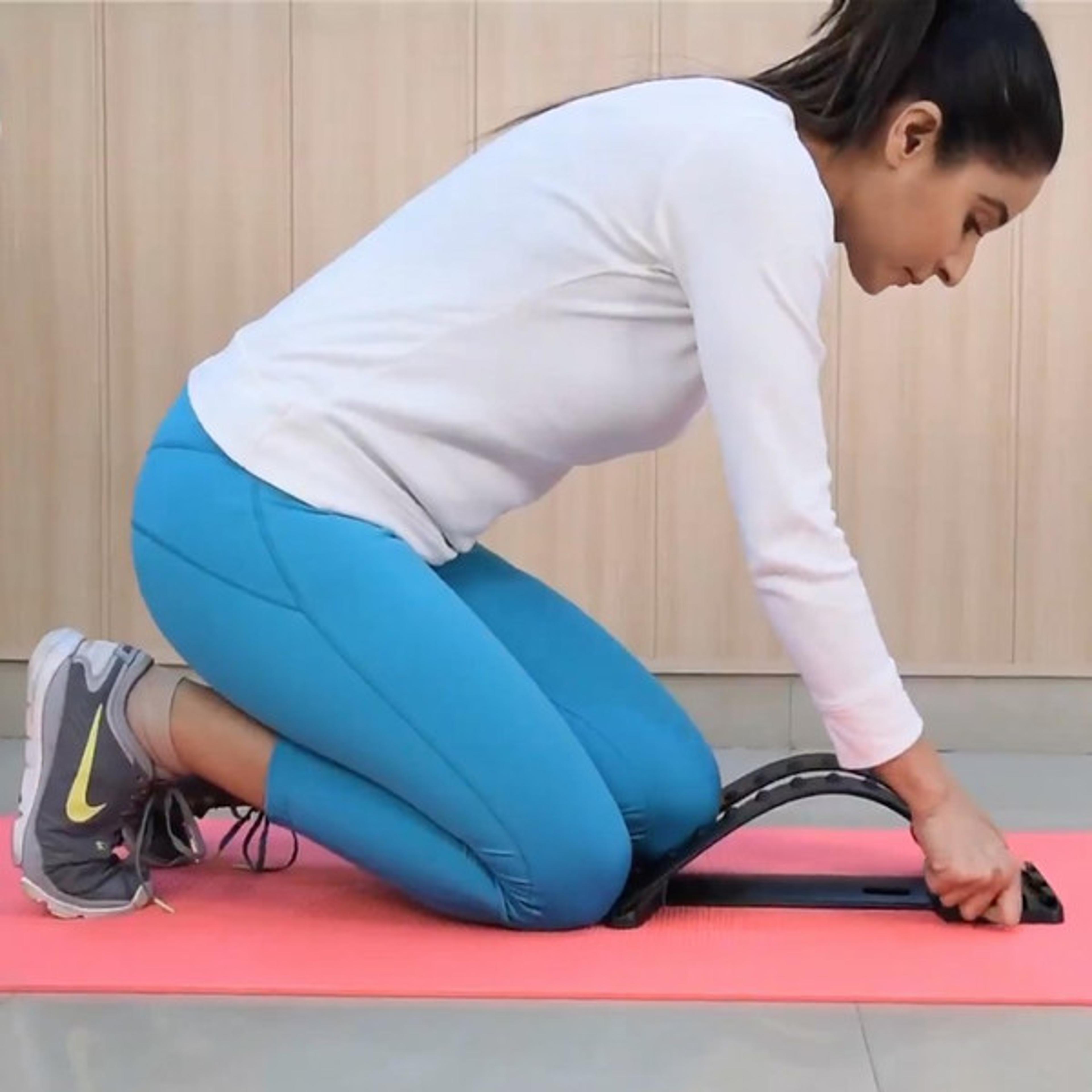 premium lumbar back stretcher – perfect gift for back pain relief & enhanced posture
