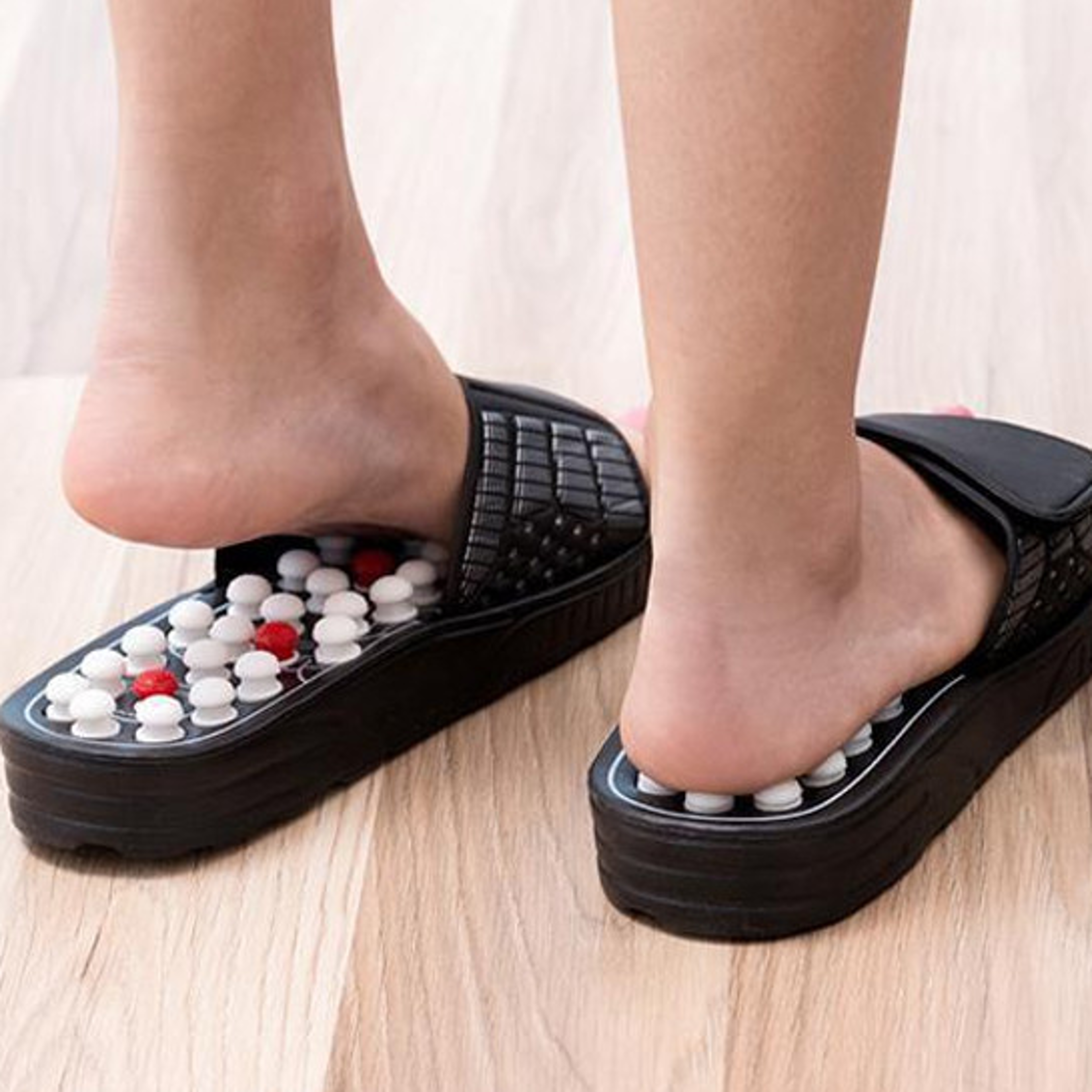 acupressure foot massager slippers – deluxe comfort & relaxation