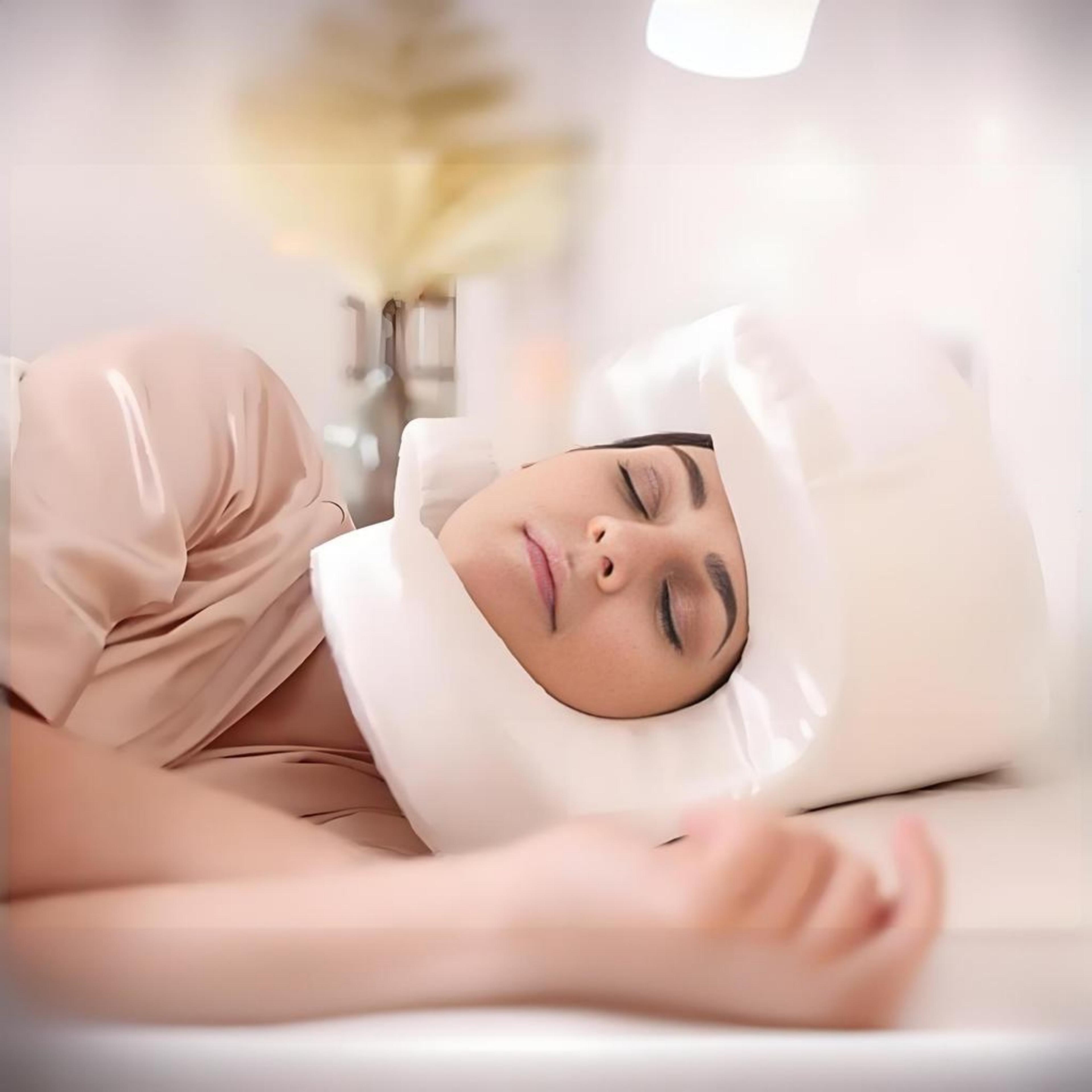 memory foam face pillow for wrinkle prevention and anti-aging